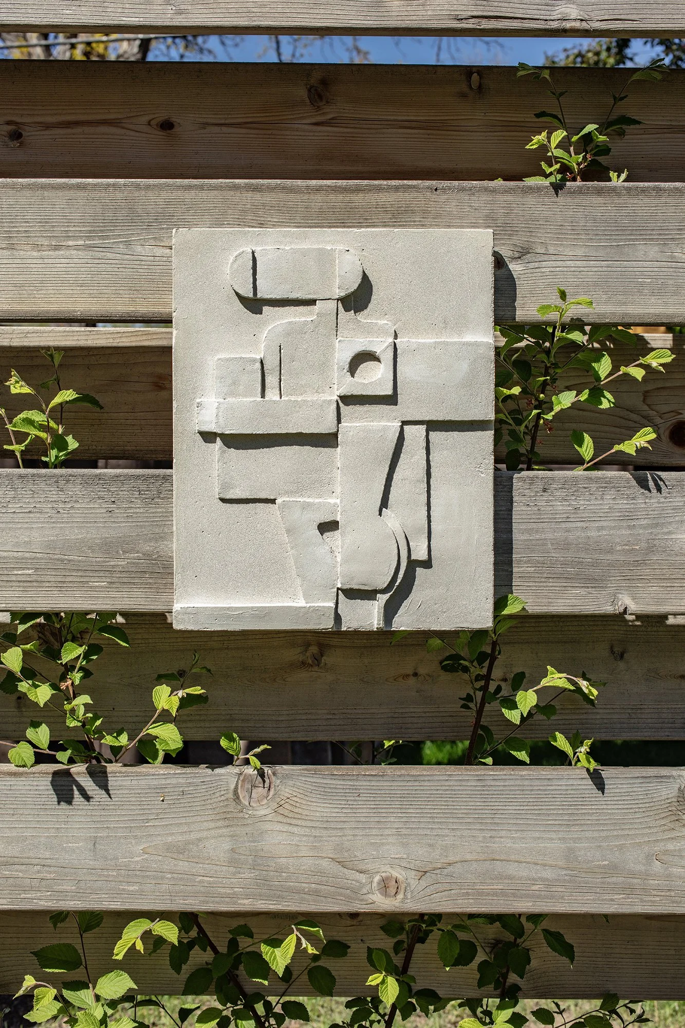   “FIGURA”   Cast Concrete.  15 x 11.5 inches. 