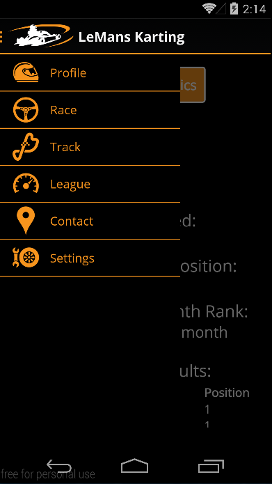  Android "Tray" functionality 
