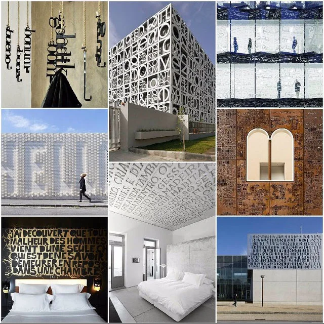 TYPOGRAPHY MEETS ARCHITECTURE