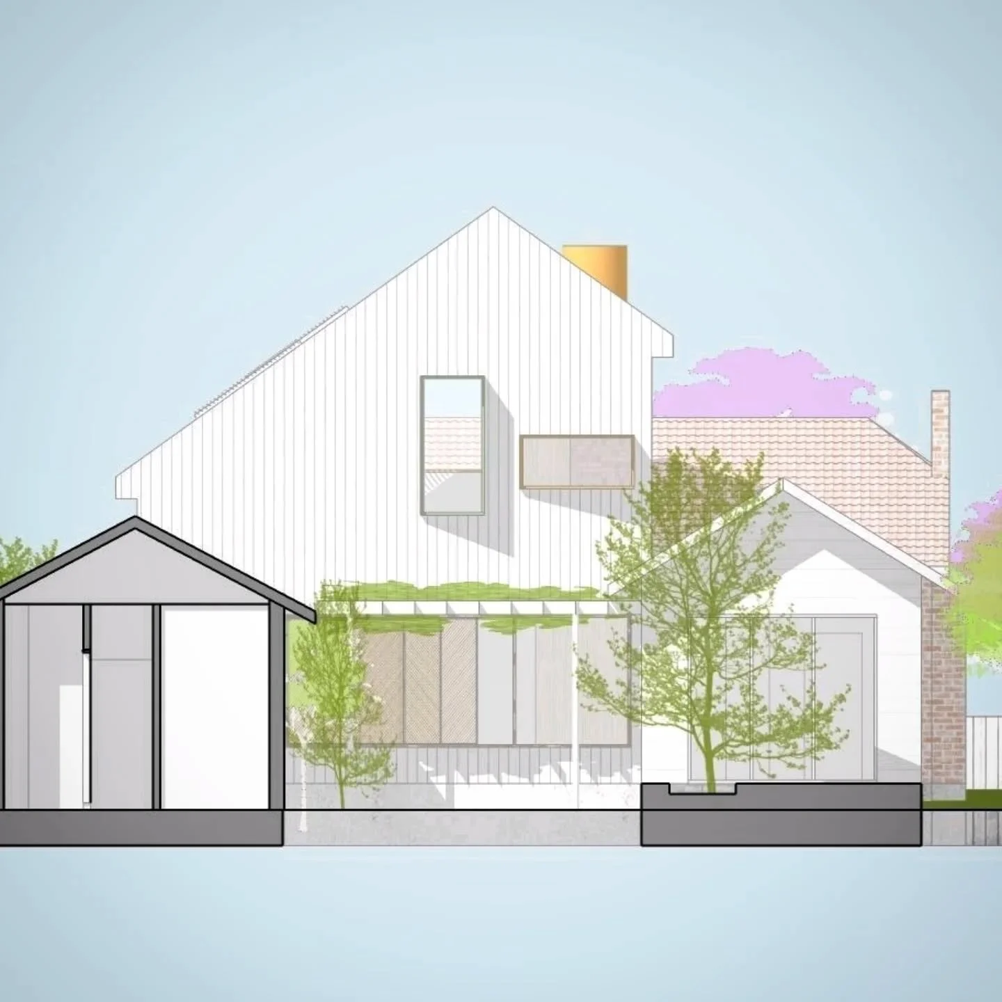 IN DESIGN | Sneak Peek: Ideas are coming together for the revival of a sweet Edwardian

> #OOFarchitecture #OOFWIP #GreatWhiteWedge #homereno #altsandadds