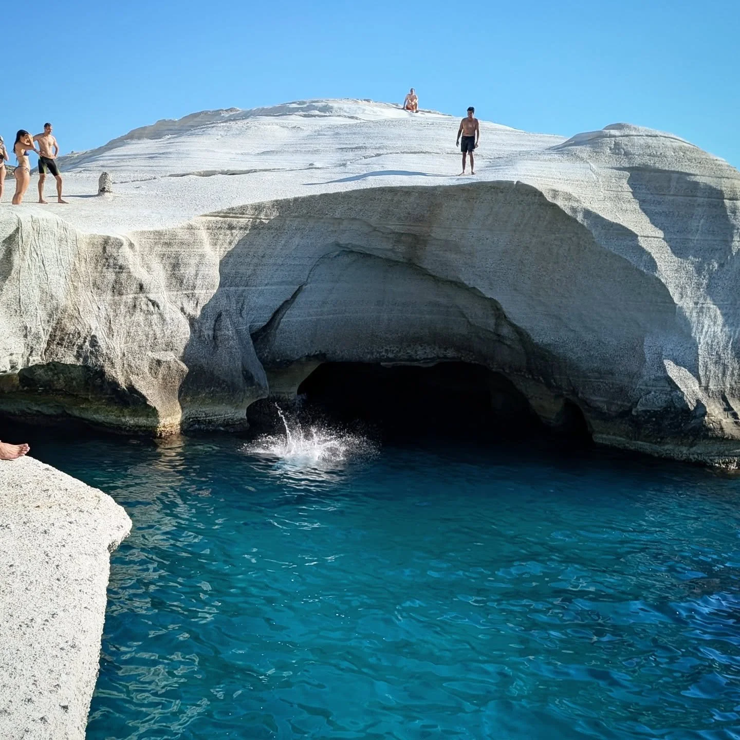 More otherworldly landscapes at Sarakiniko