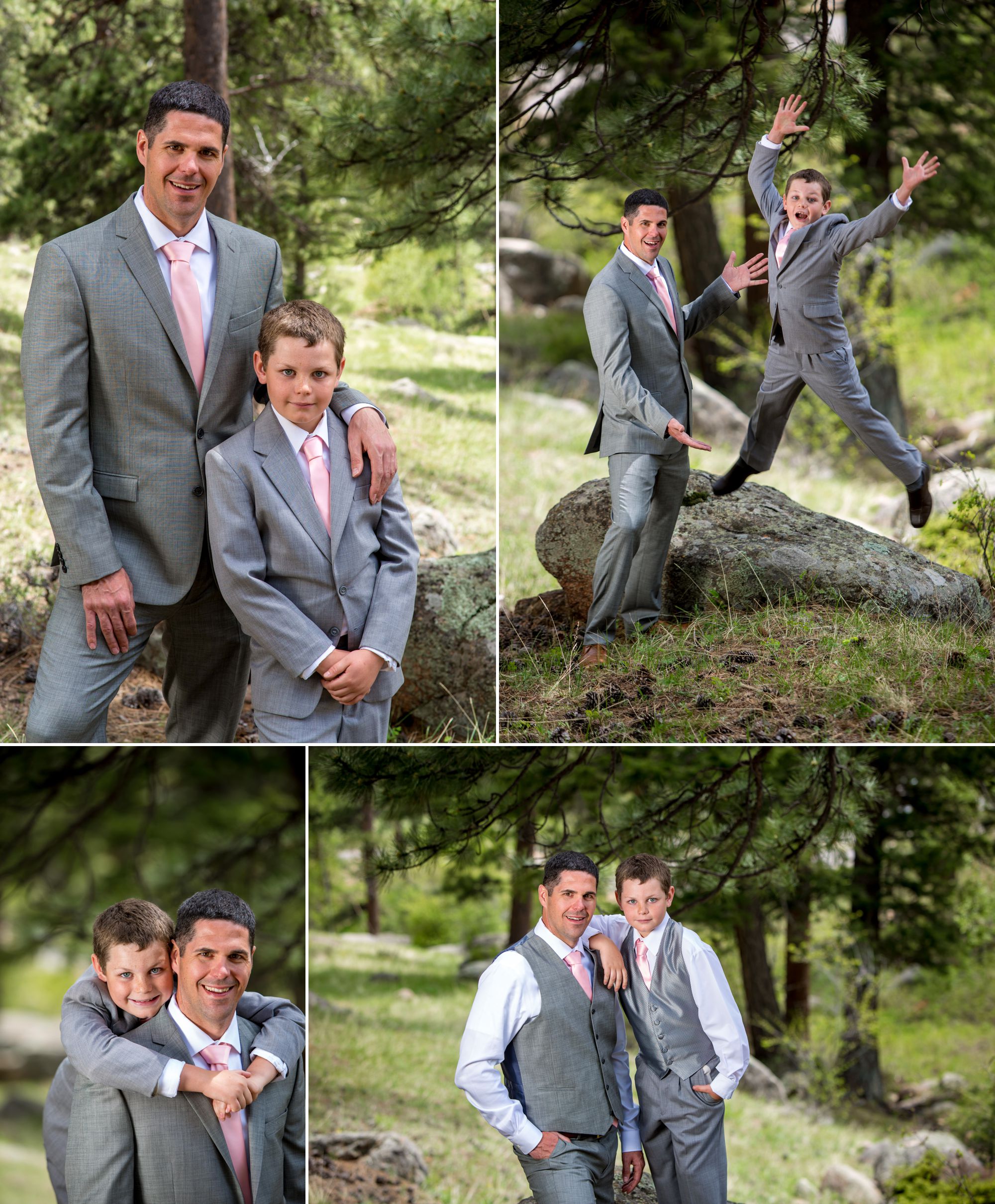 Groom and Best Man photos (father-son wedding day images)
