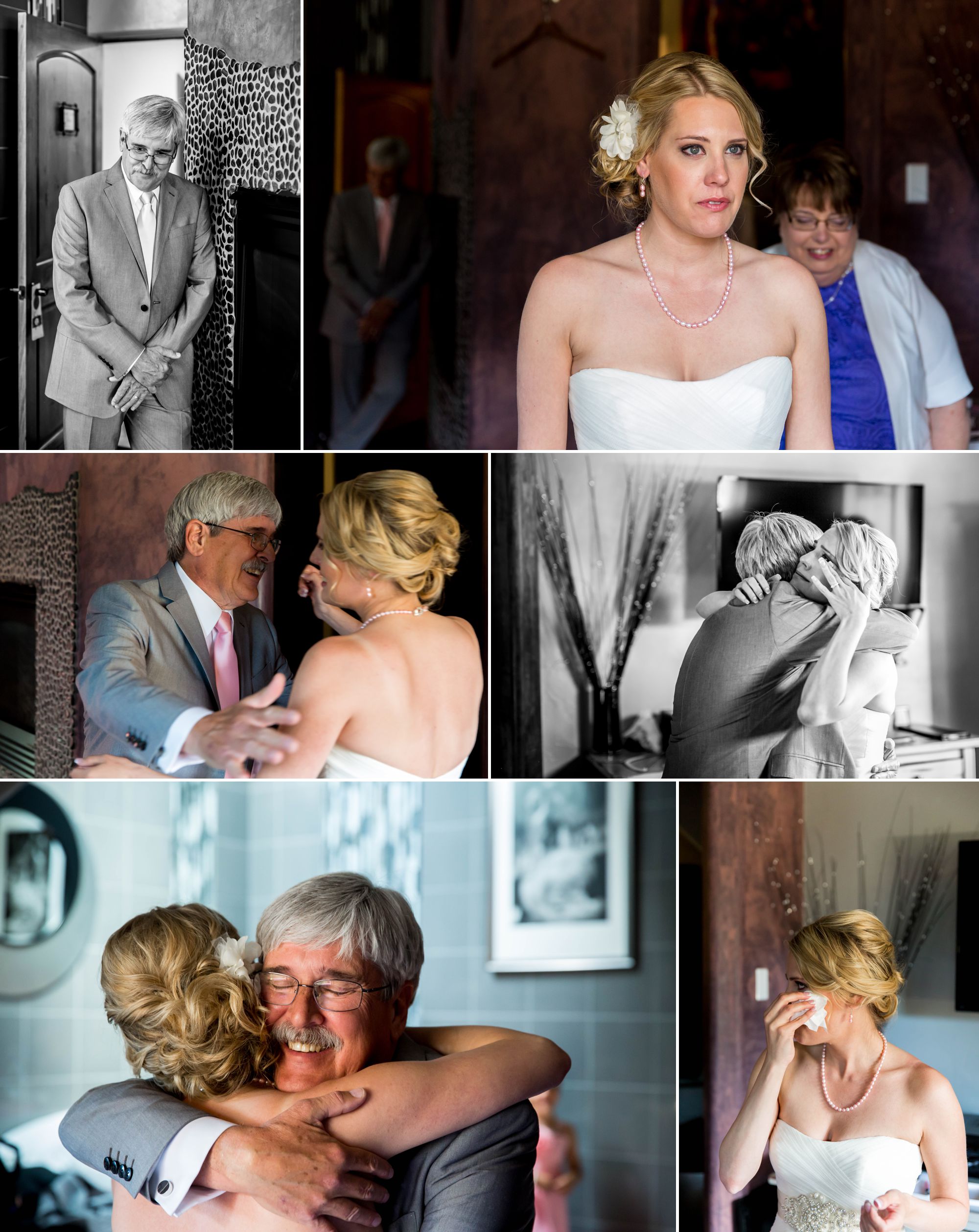 Father-Daughter first look (one of our favorite moments)!!
