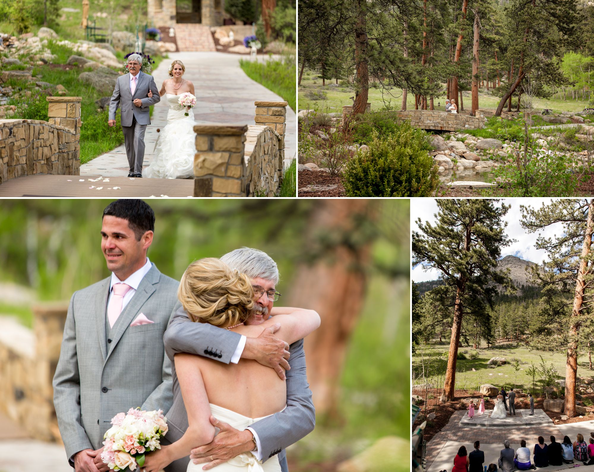 The excitement for a groom is the moment a daddy hands over his baby girl.