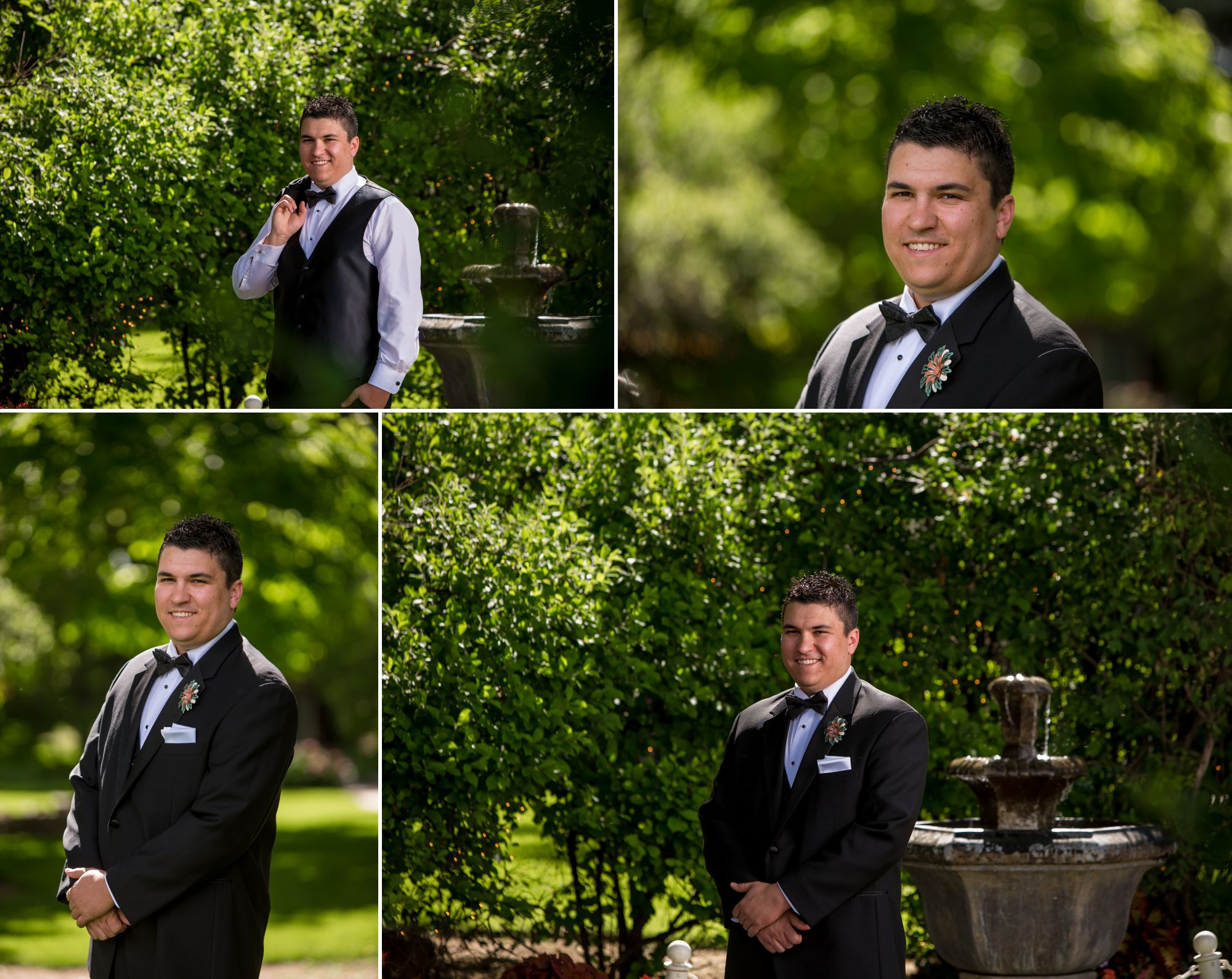 Handsome groom at the Tapestry House