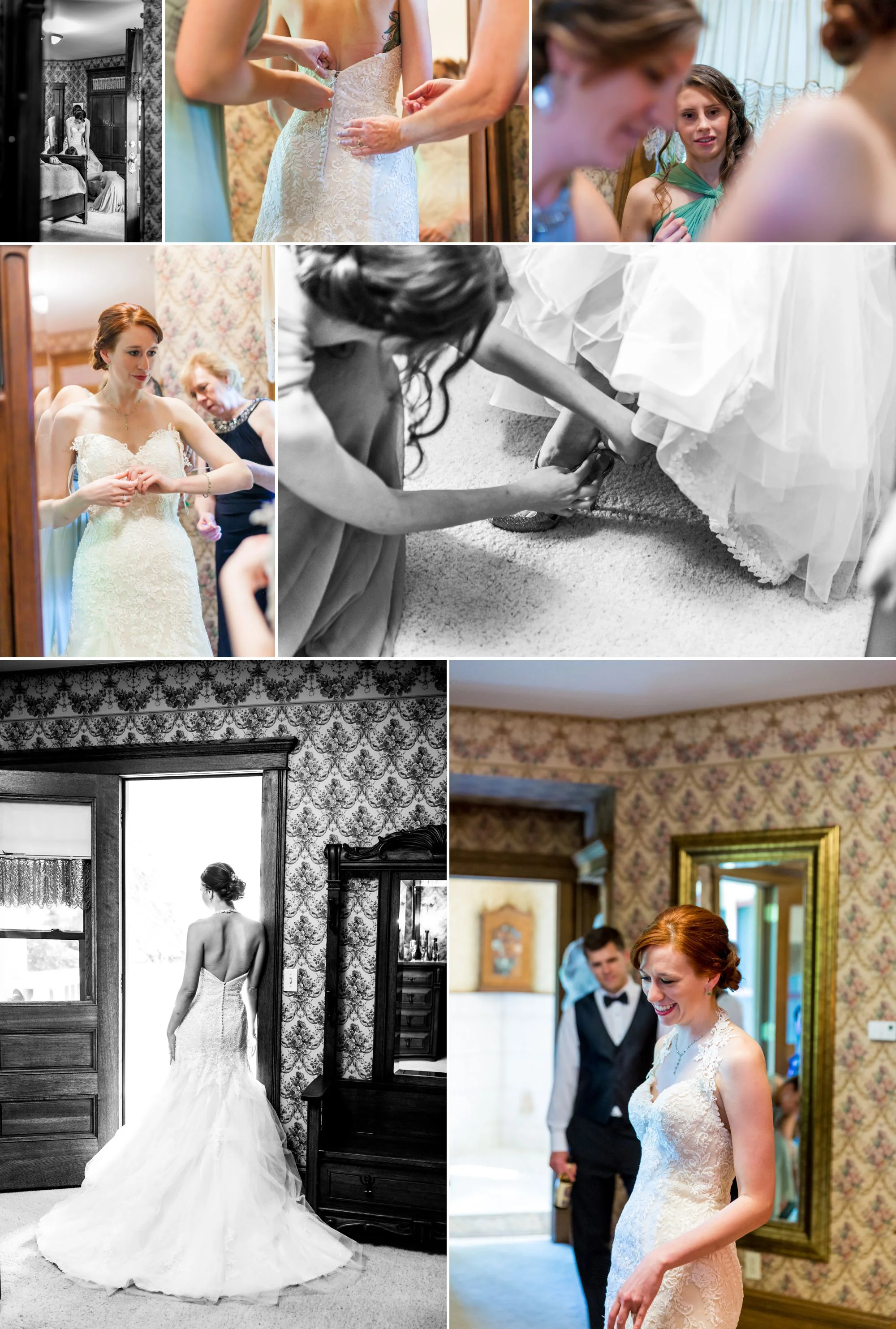 Gorgeous bride getting ready for her debut!!