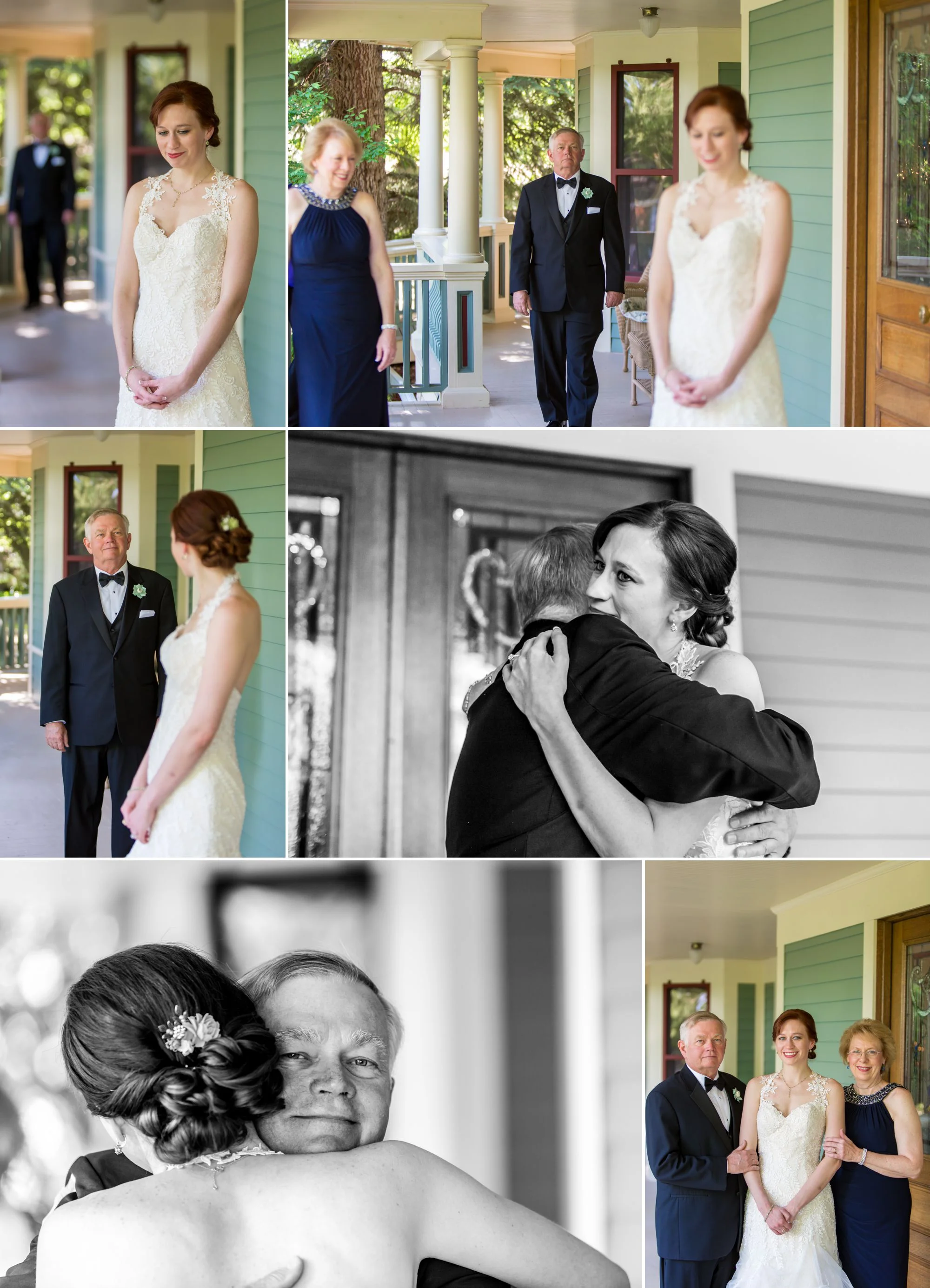 Father-daughter first look!