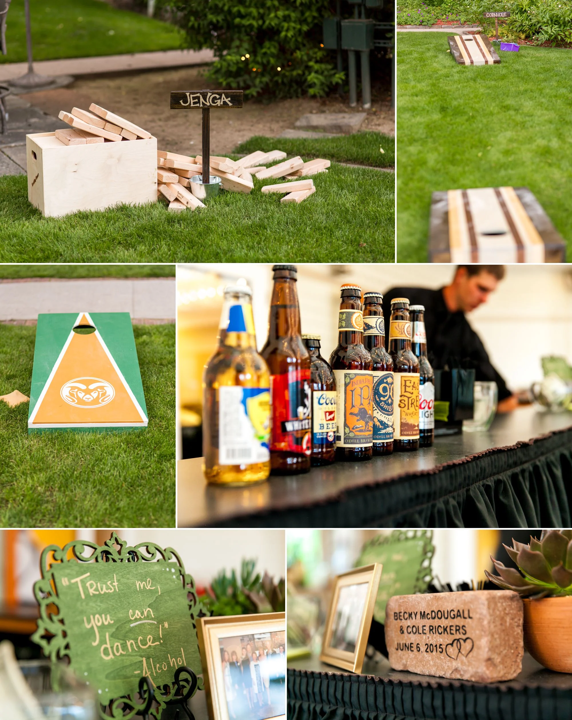 Games on the Tapestry House lawn
