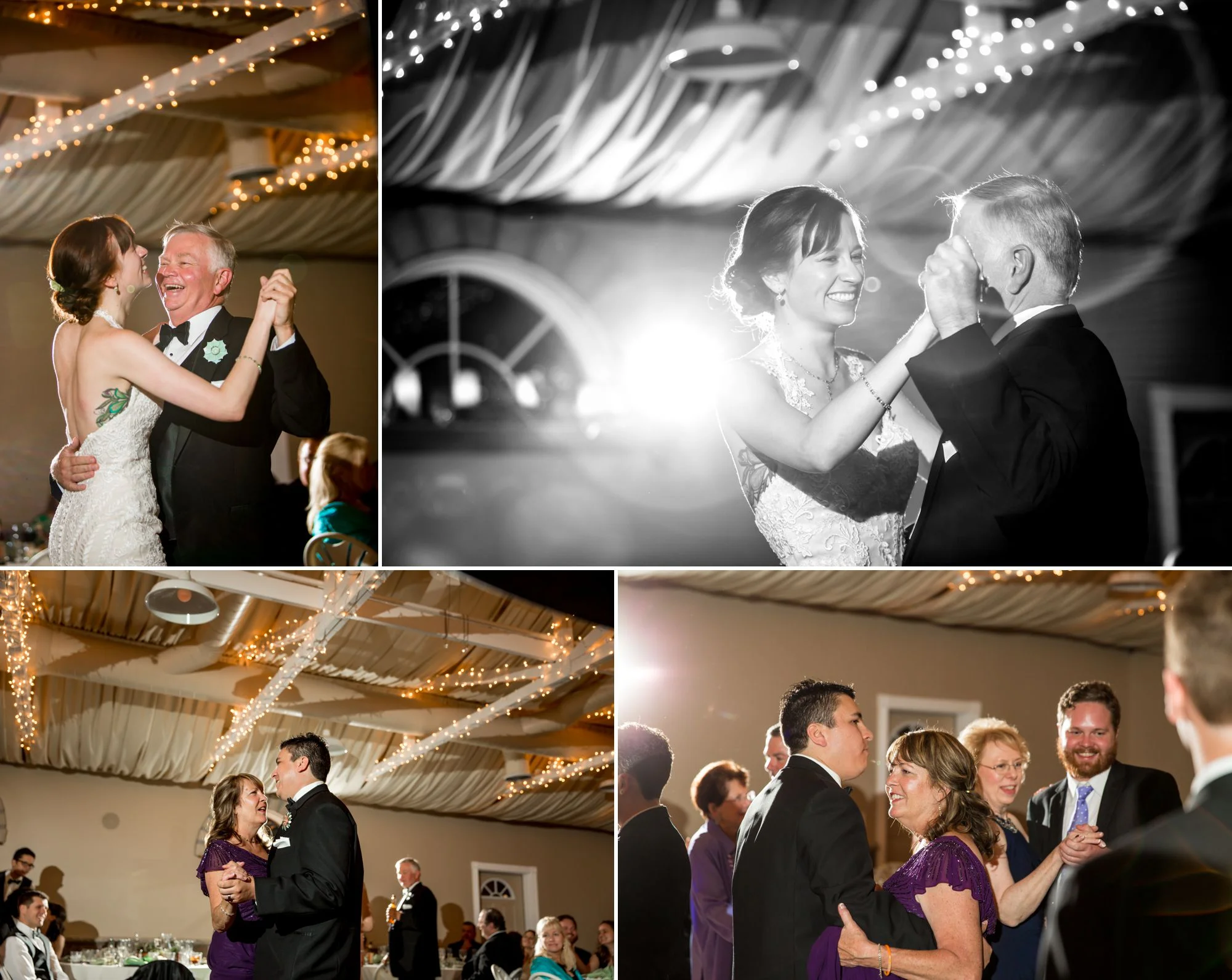 Father-daughter and mother-son moments!