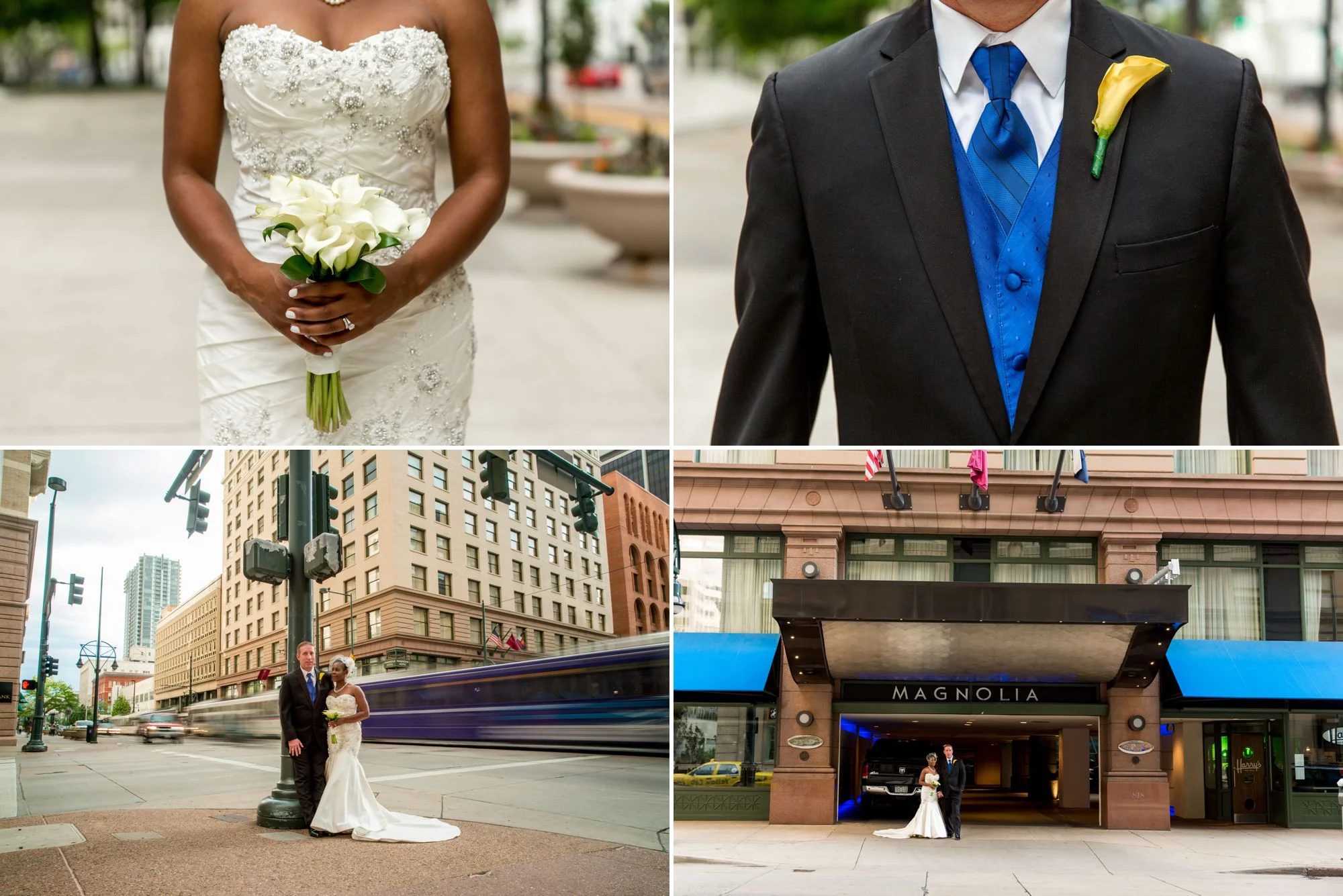 We were lucky - just as we were wrapping up their photos, the train flew by! 