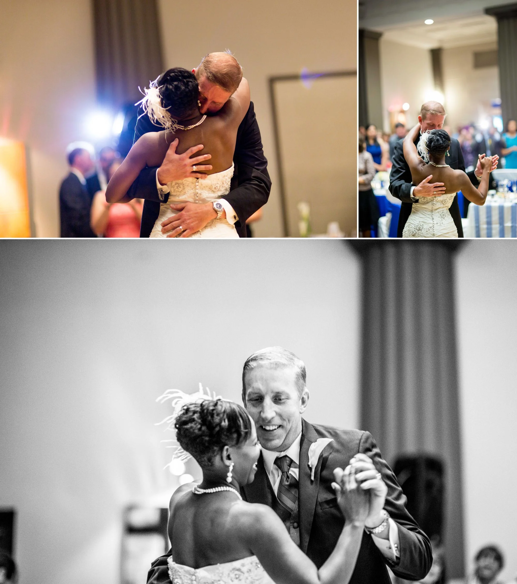 First dances are a favorite of mine, especially when a brides husband is so delicate with her!