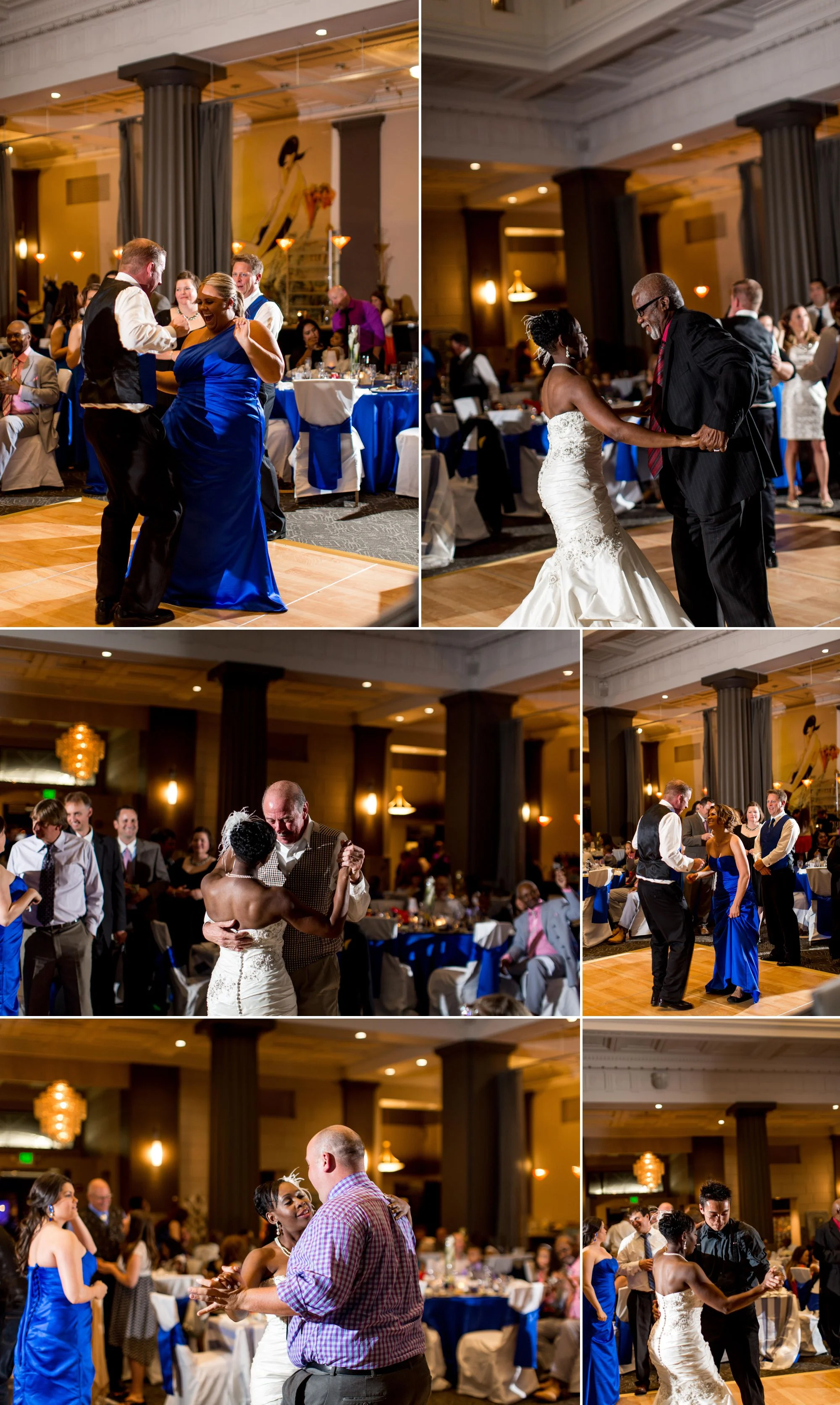 Love when the dancing begins at a reception!