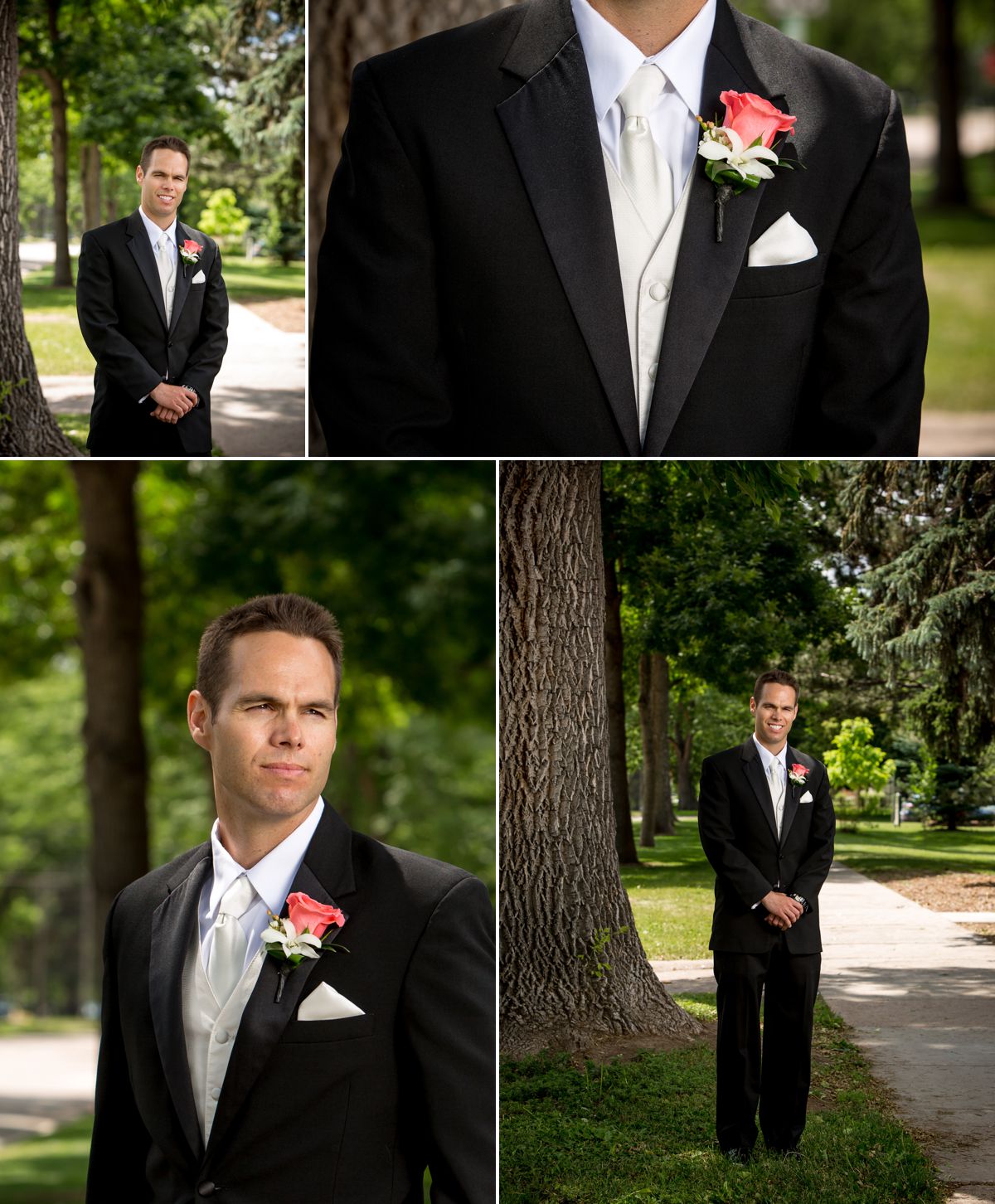 Handsome groom! 