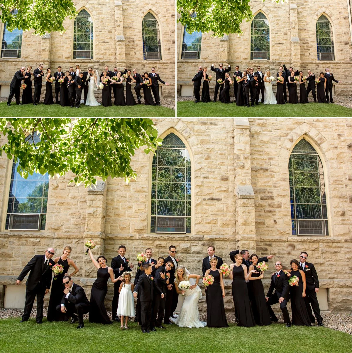 Gorgeous wedding party!! 