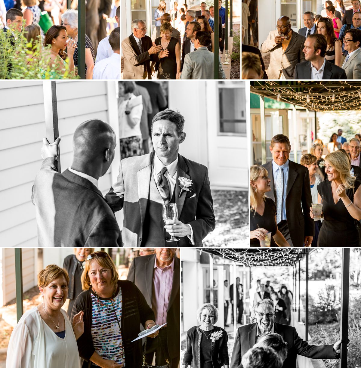 Guests enjoying cocktail hour!