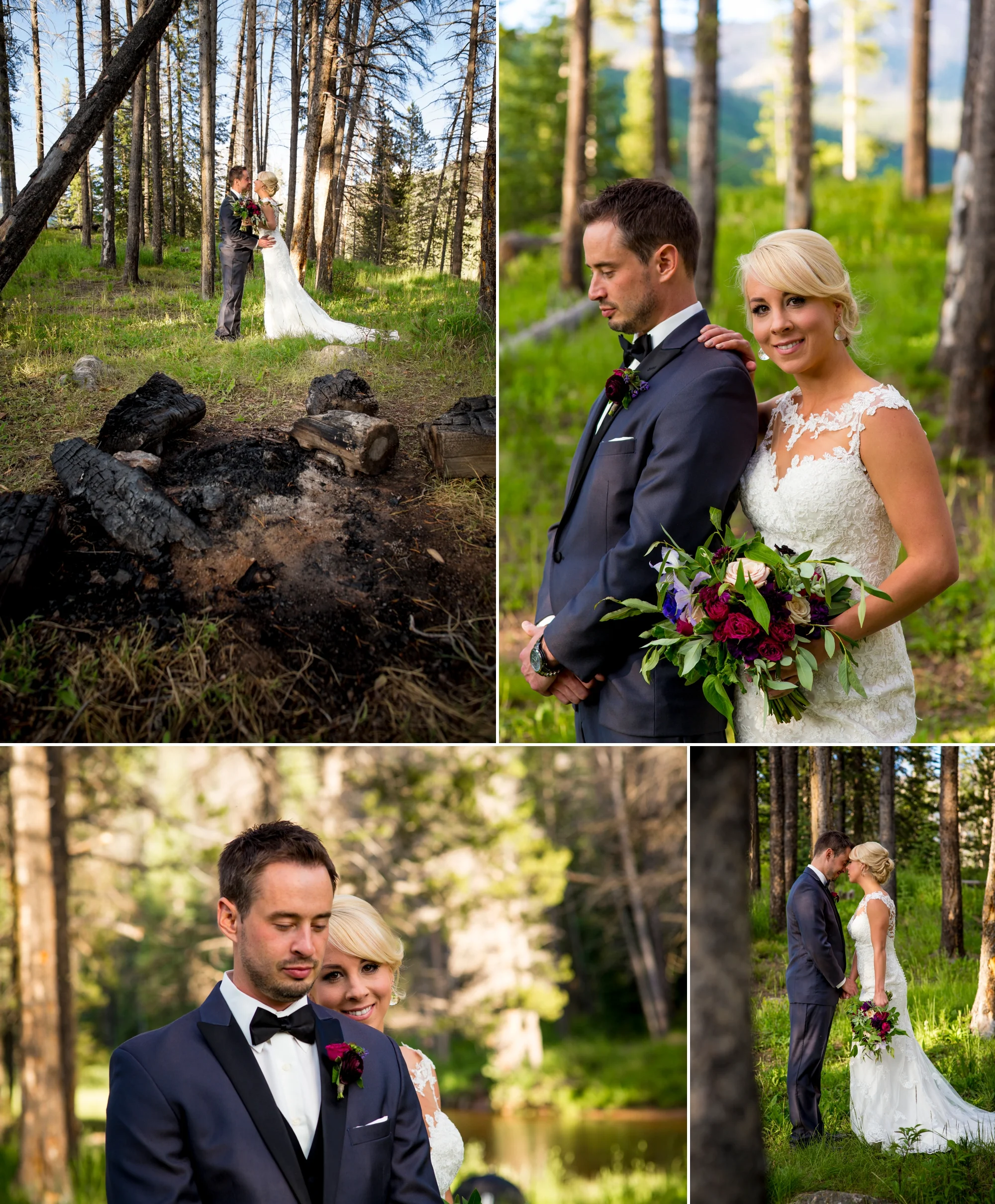 Dress & Tux from Dora Grace Bridal, Dress by Miss Stella York, Tux is Portofino