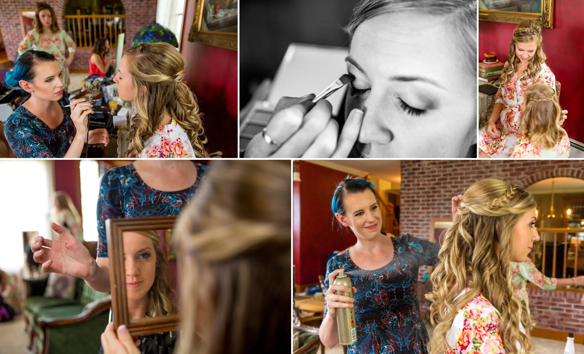 Hair and makeup final touchups!!