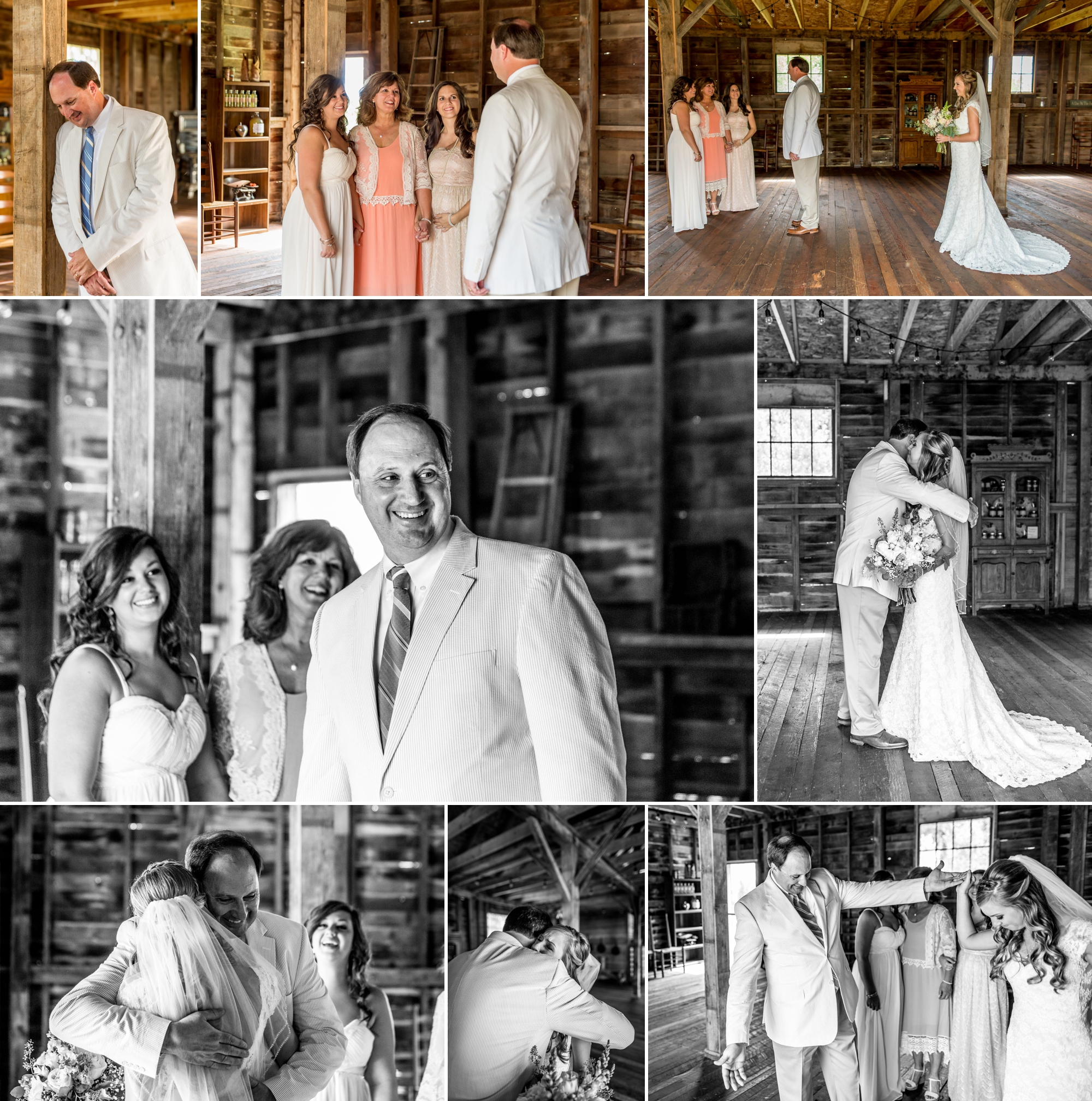 Love father-daughter first looks!