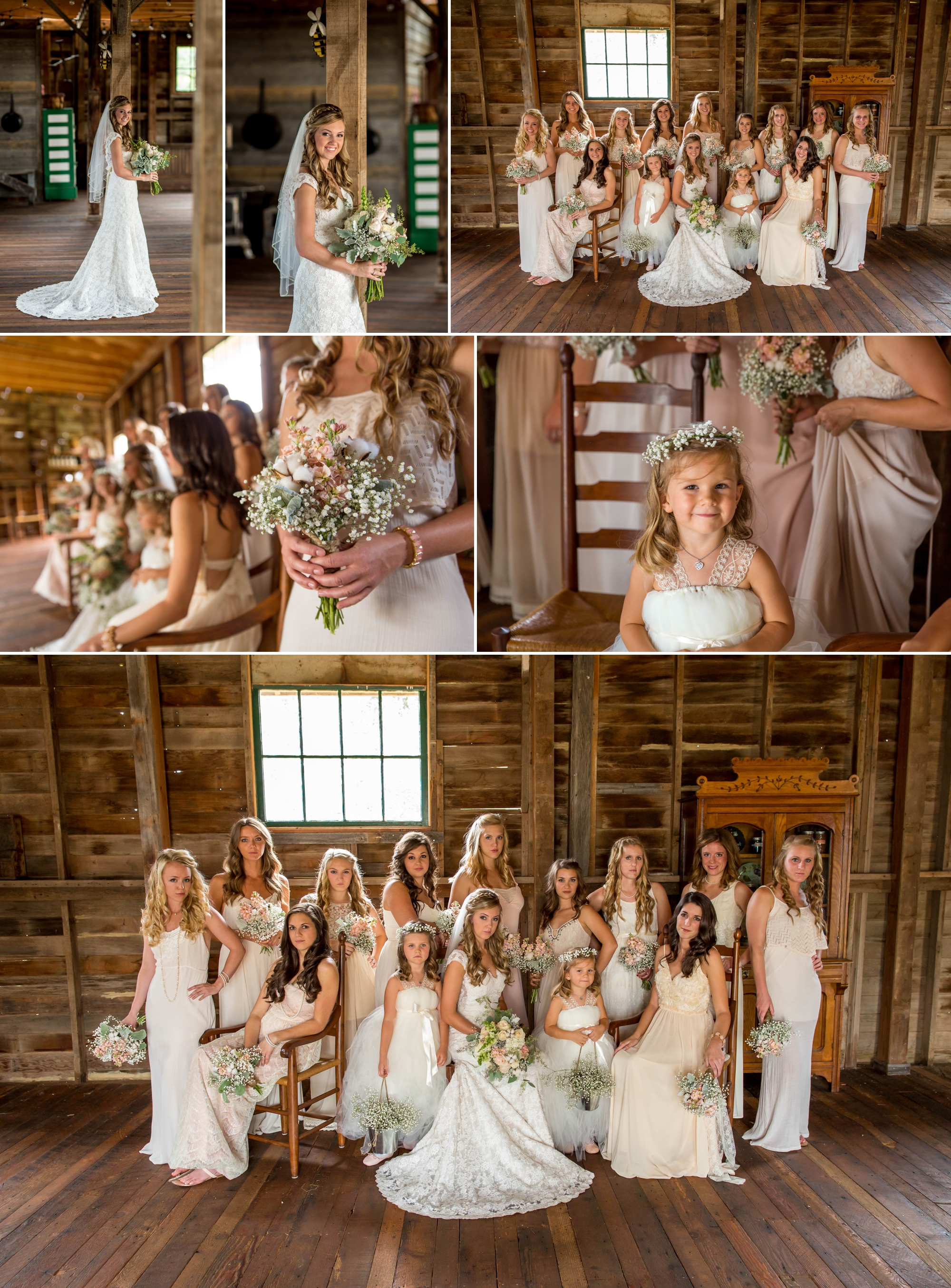 Ya Ya Farm & Orchard - bridesmaids and flower girl time!