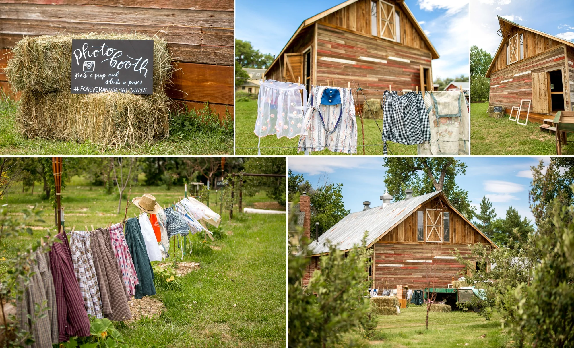 The Photo Booth was complete with clothes collected from the Arc and Goodwill!