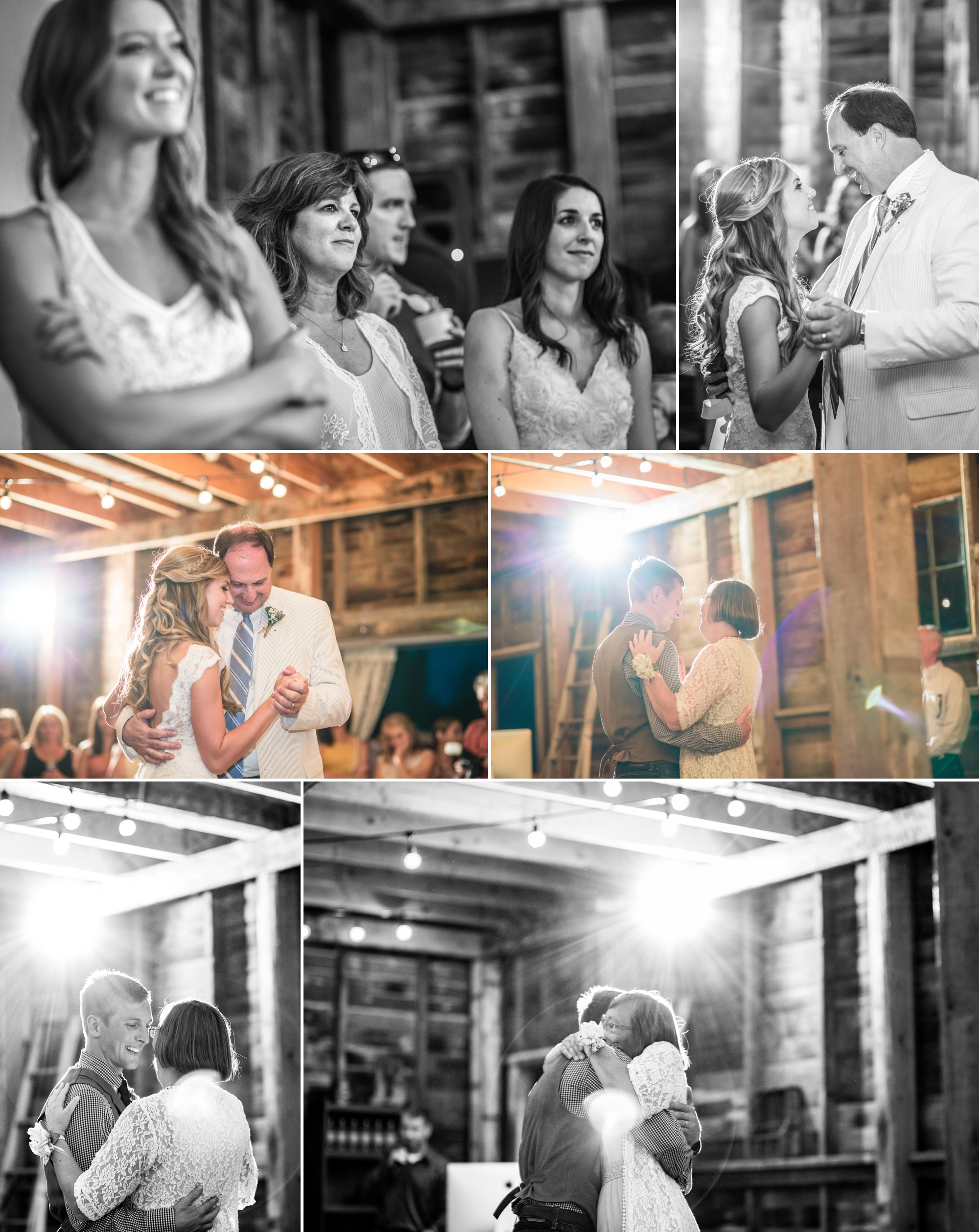 Father-daughter and mother-son dances are another favorite moment of ours during a wedding!