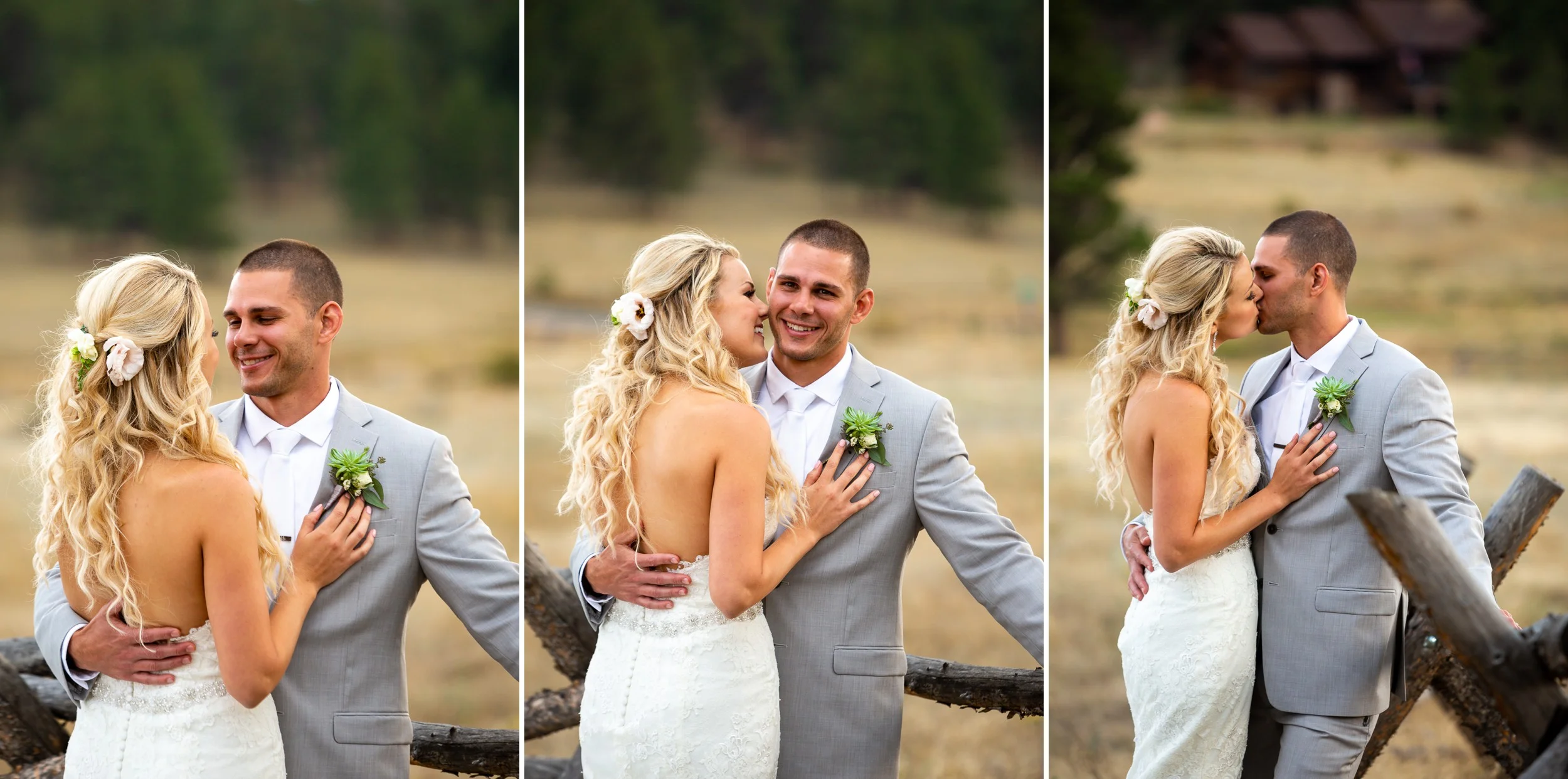 Wedding Portraits in Estes Park Colorado