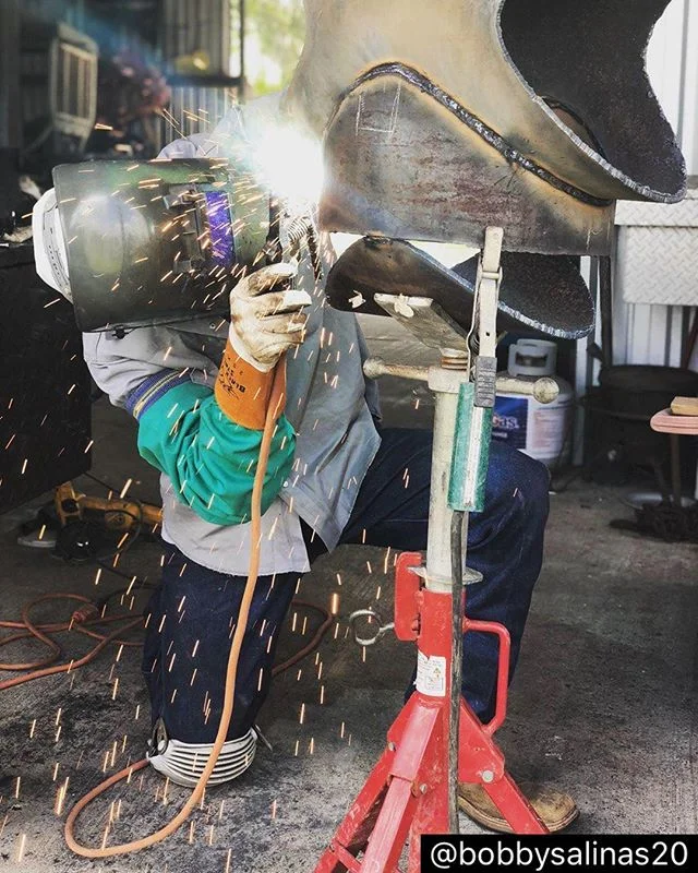 #repost 
Always trying to expand my skills and take on a challenge. Not bad for a tig hand haha! #branchtest #welding #weldlife #pipelife #pipeline #stickwelding #rigwelder
