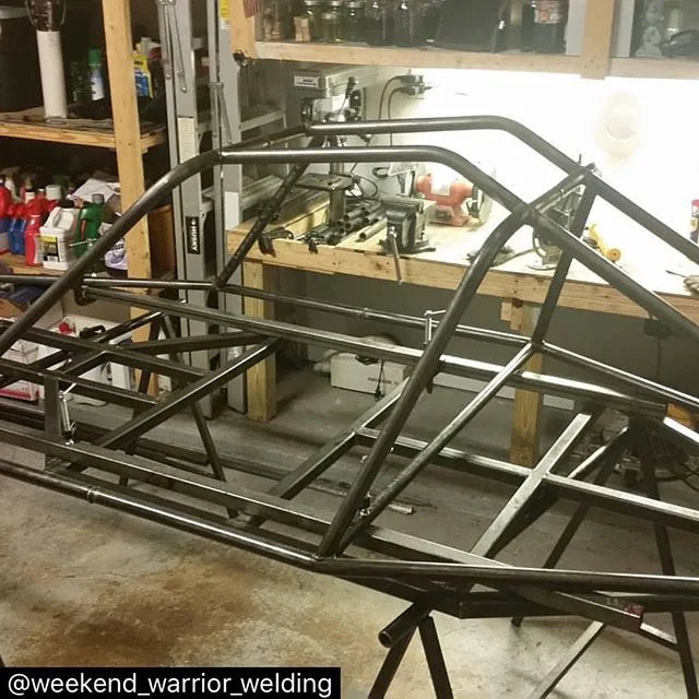 Hey @weekend_warrior_welding keep us updated! Can&rsquo;t wait to see how this baby turns out!! #repost 
#dunebuggy #homemade #buggy #buggylife #diy #welding #bending #weekendwarrior
