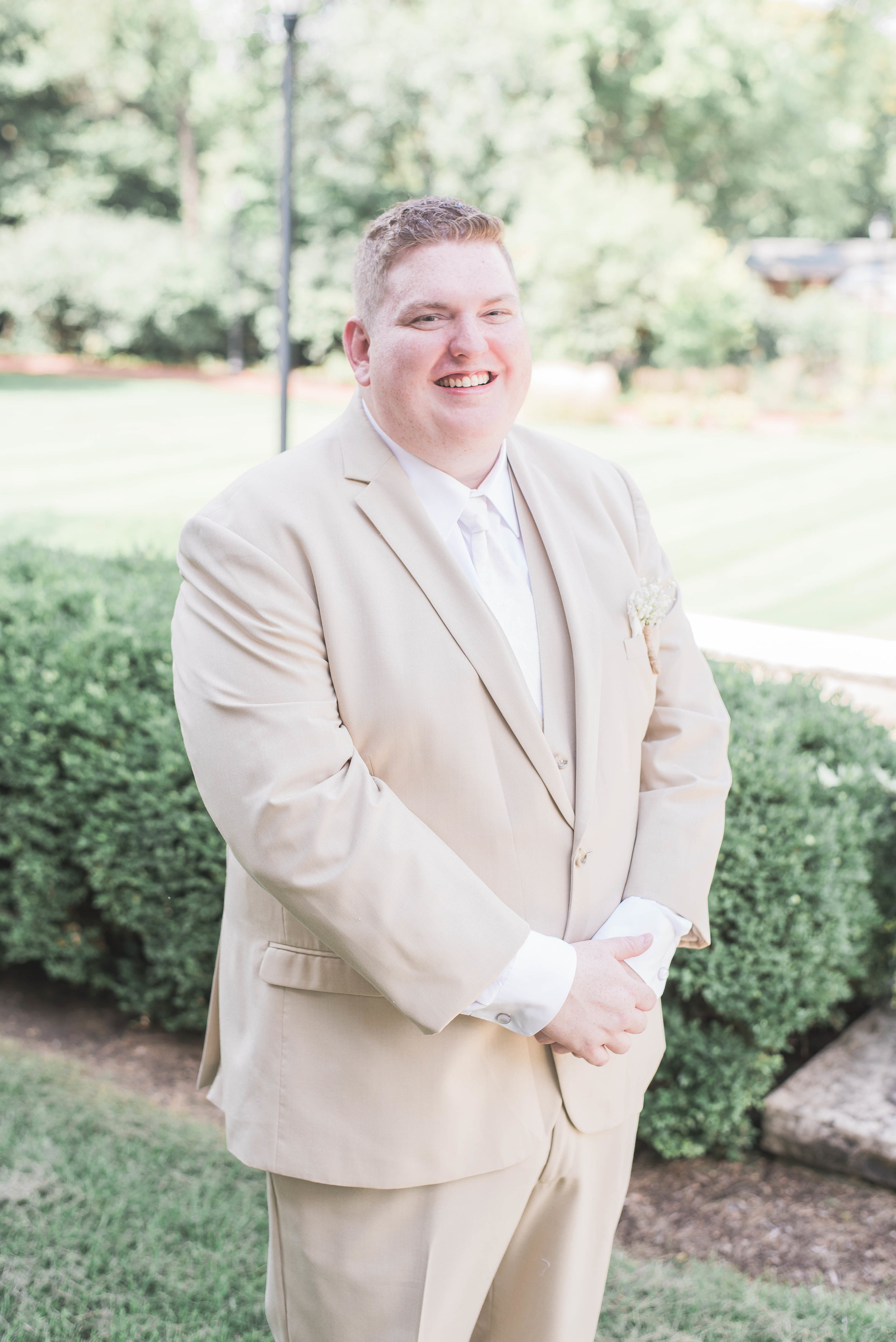 groom standing up