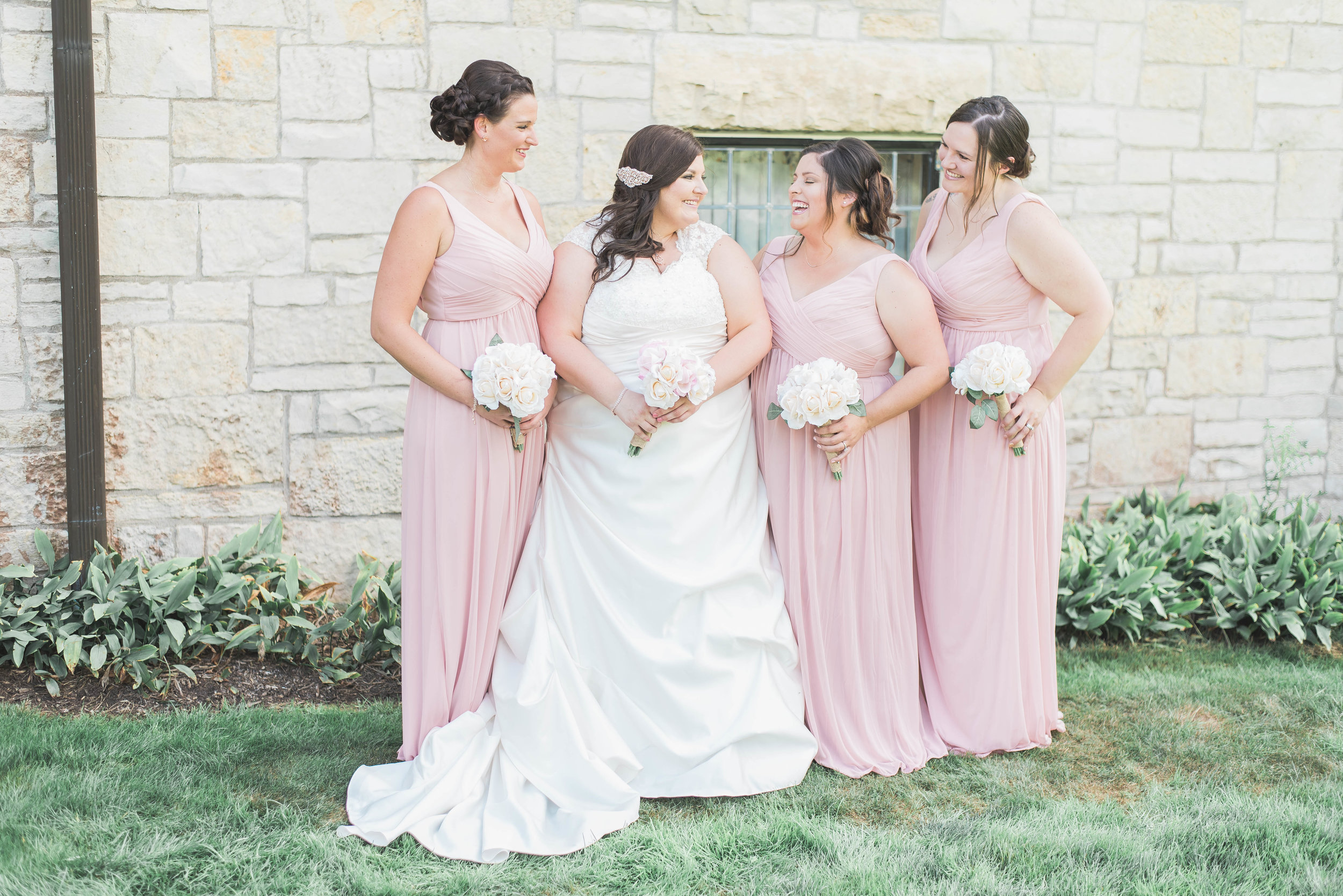 bridesmaids laughter