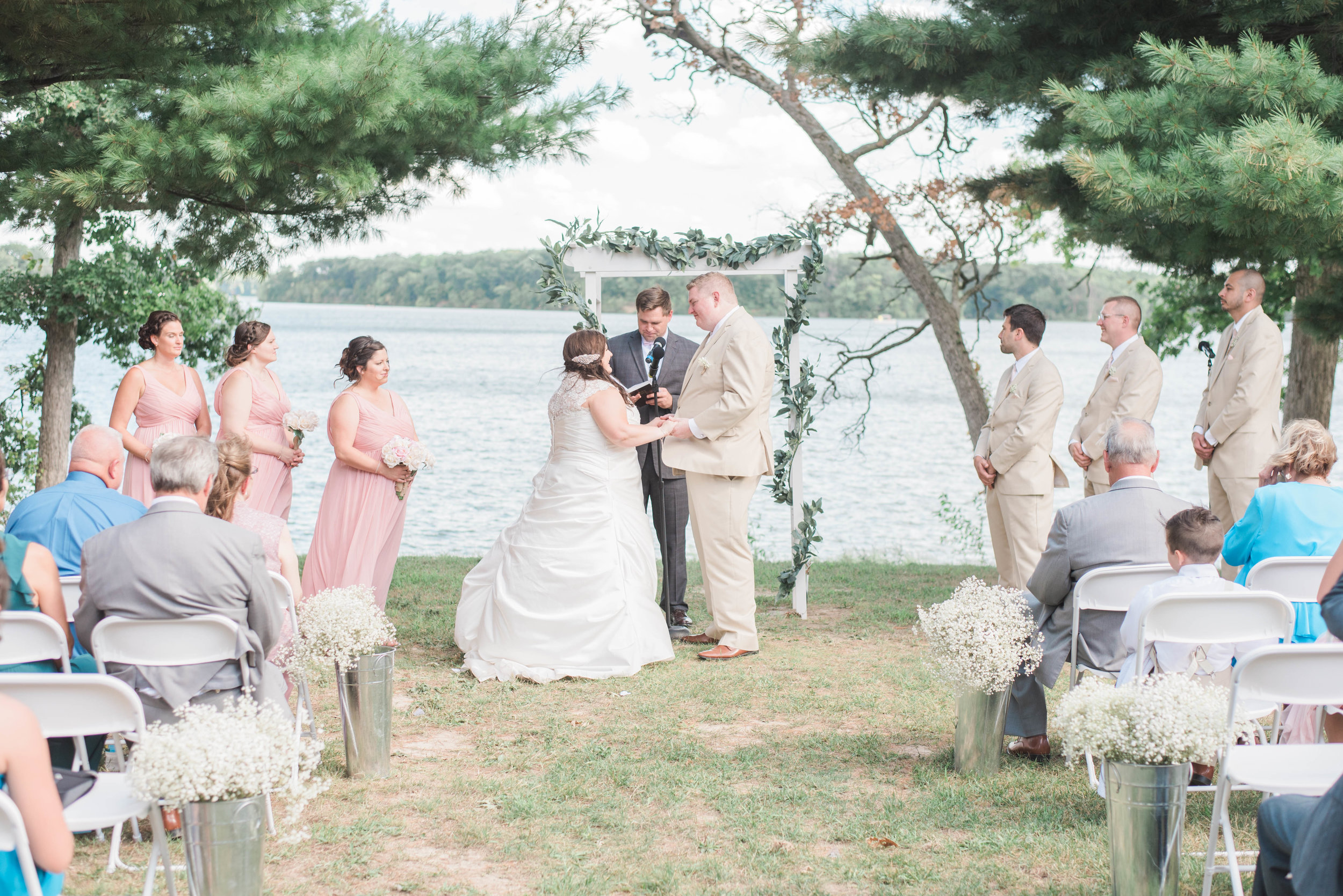 wedding ceremony shot