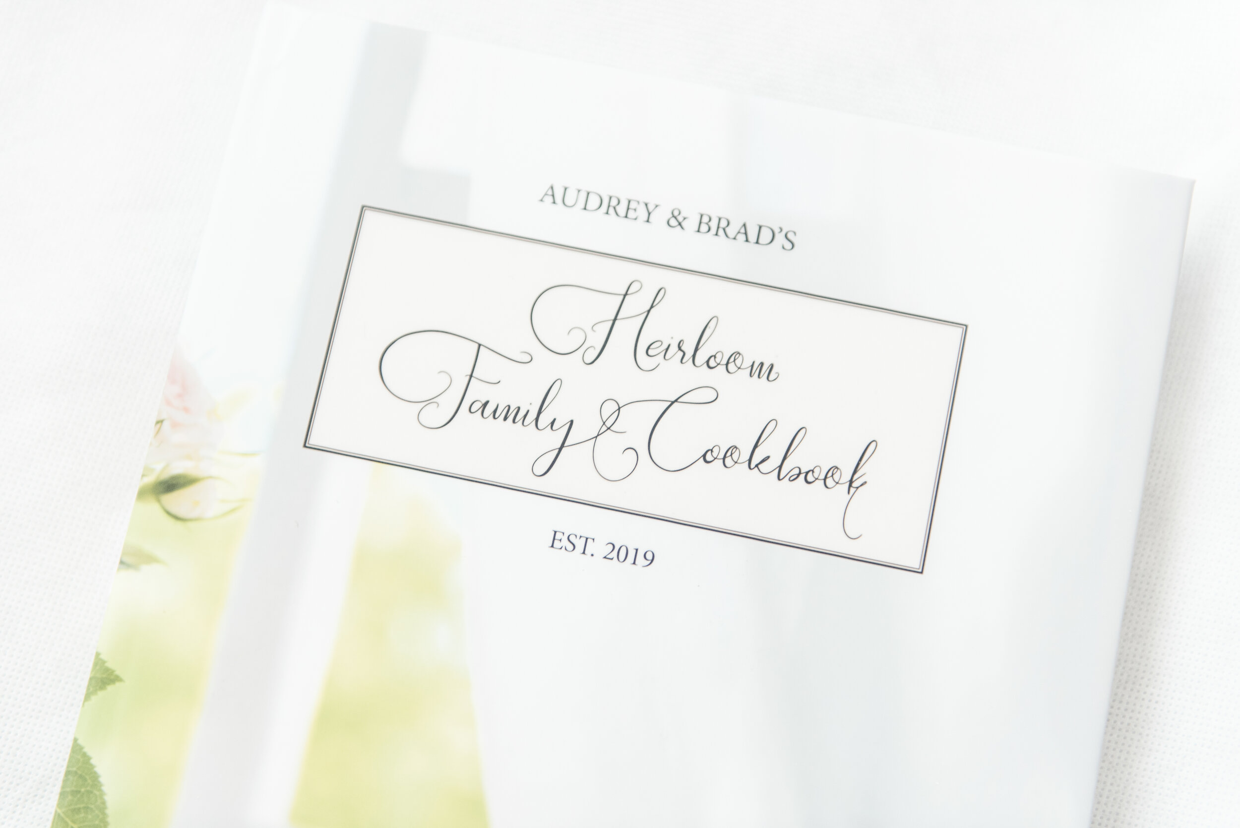 wedding gift idea- heirloom family cookbook