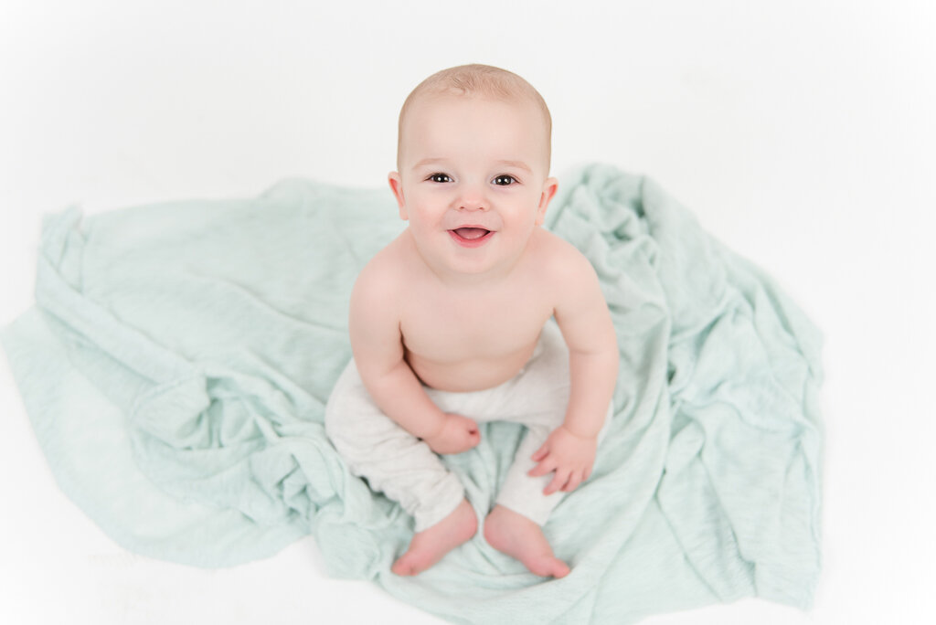 9 month old baby boy Everett | Photos by Ariel