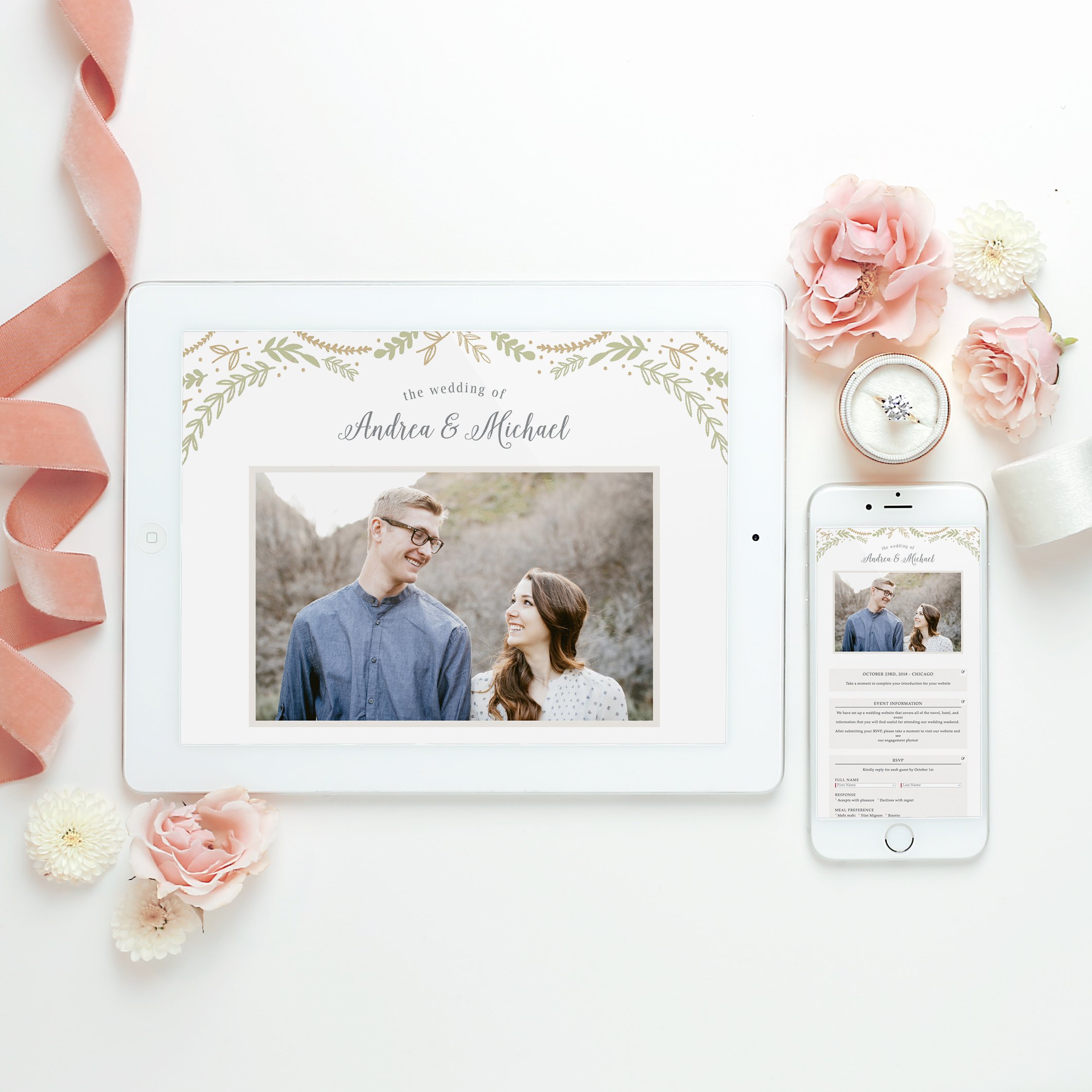 Romantic Wedding Website
