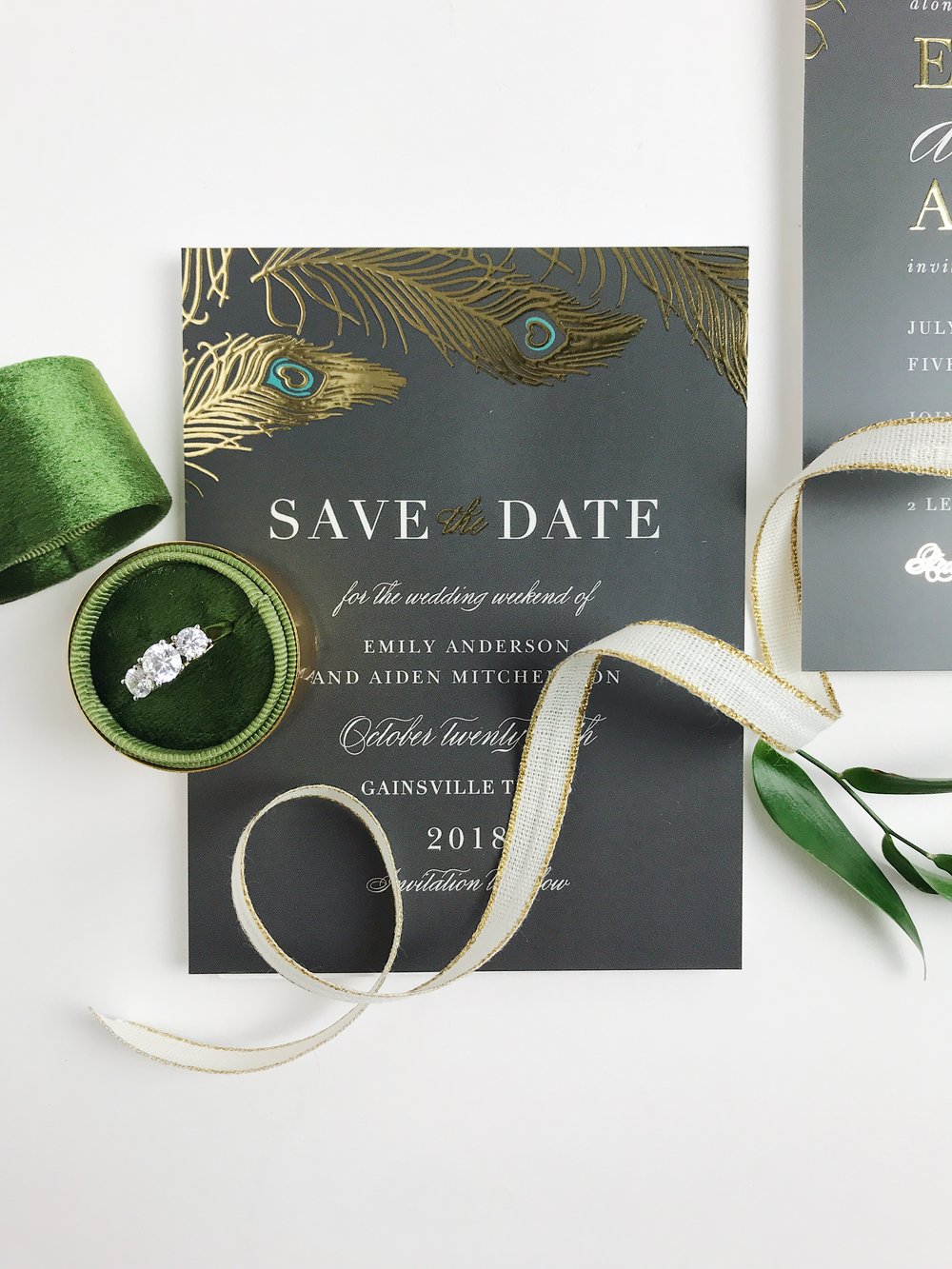 Classy Save the Date Invite