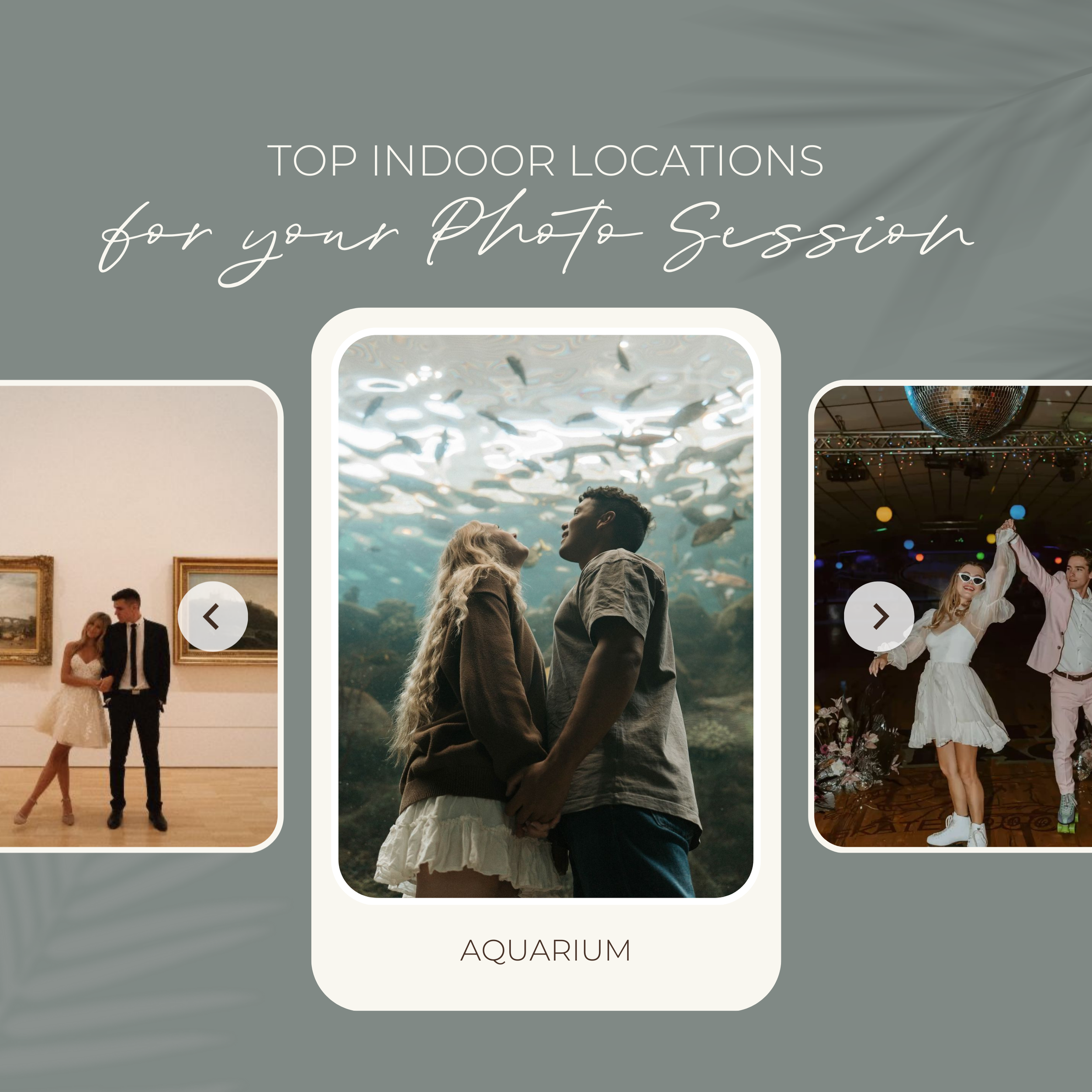 Indoor locations for your photography session
