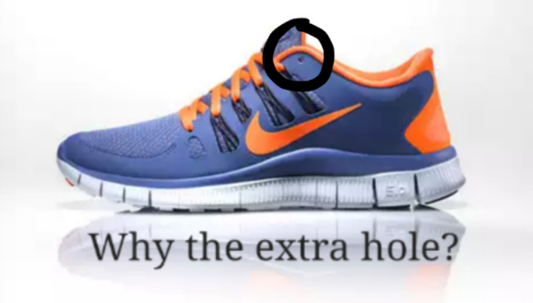 Solving the Mystery of That Extra Shoelace Hole