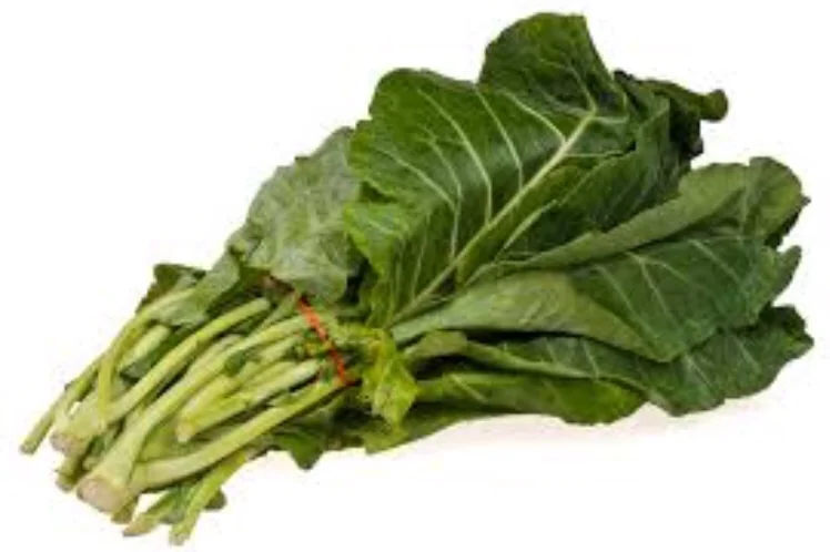 Wash the collard greens thoroughly