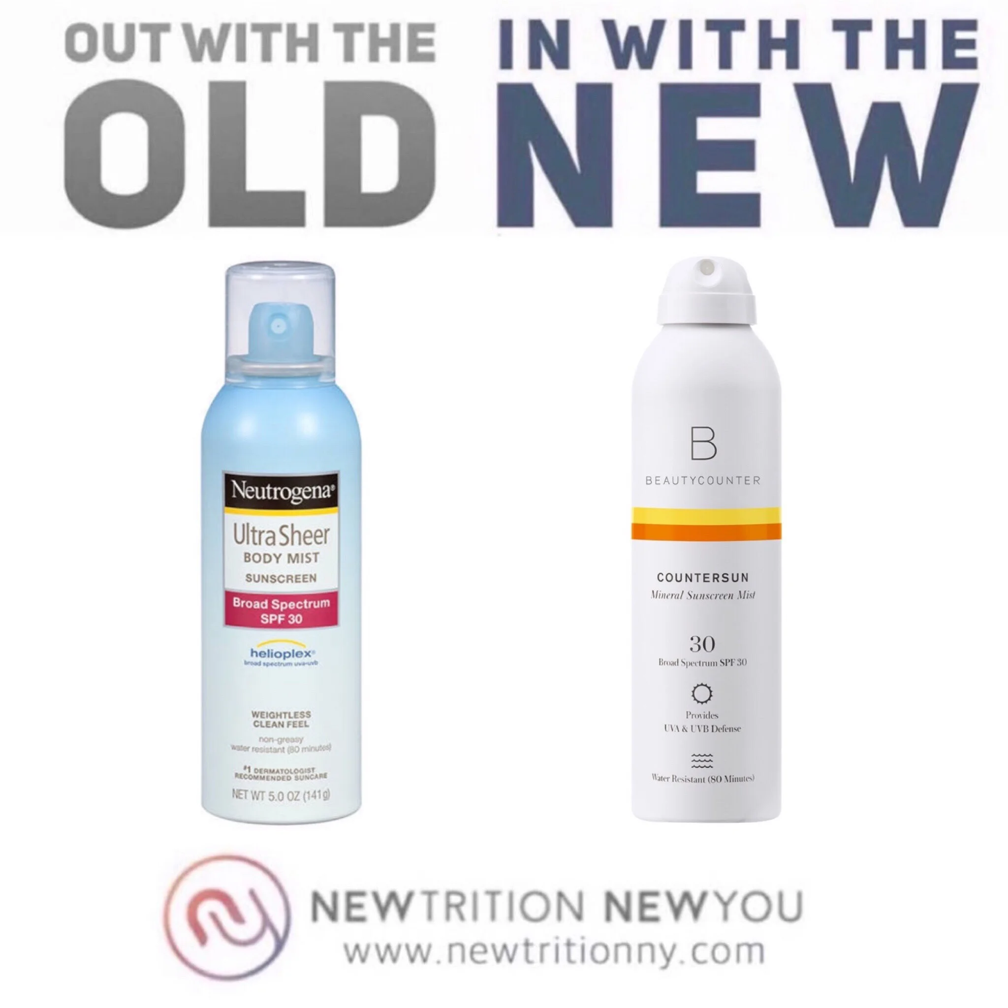 IN WITH THE NEW: Sunscreen Sprays