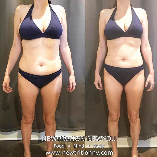 My client sent in her weekly photos and wrote:
.
&quot;Literal tears on scale this morning. I can&rsquo;t believe I&rsquo;m on the cusp of my initial goal with MONTHS left in the program! I haven&rsquo;t been this excited in a long time.  Thank you!&