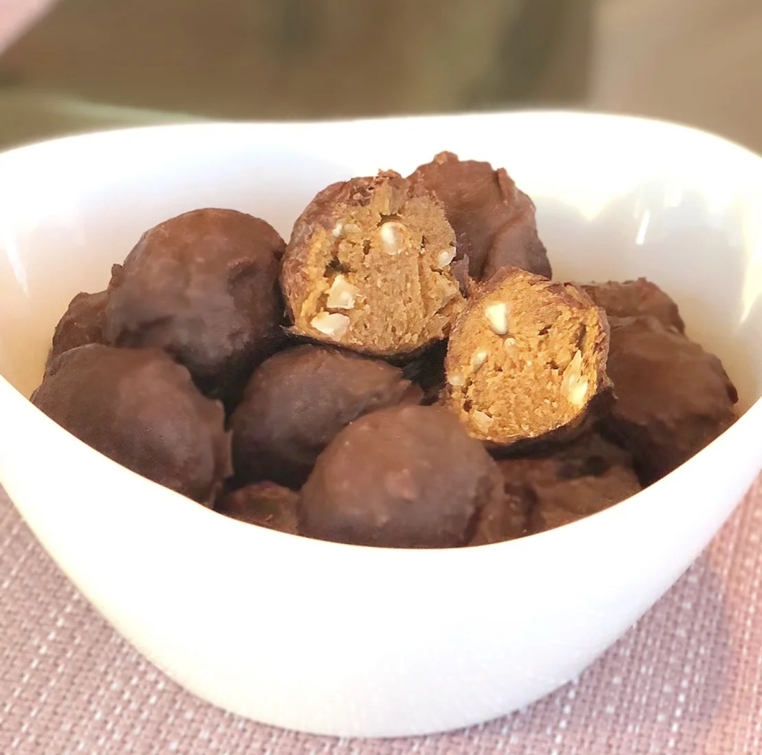 Guilt-Free Pumpkin Chocolate Truffle Balls