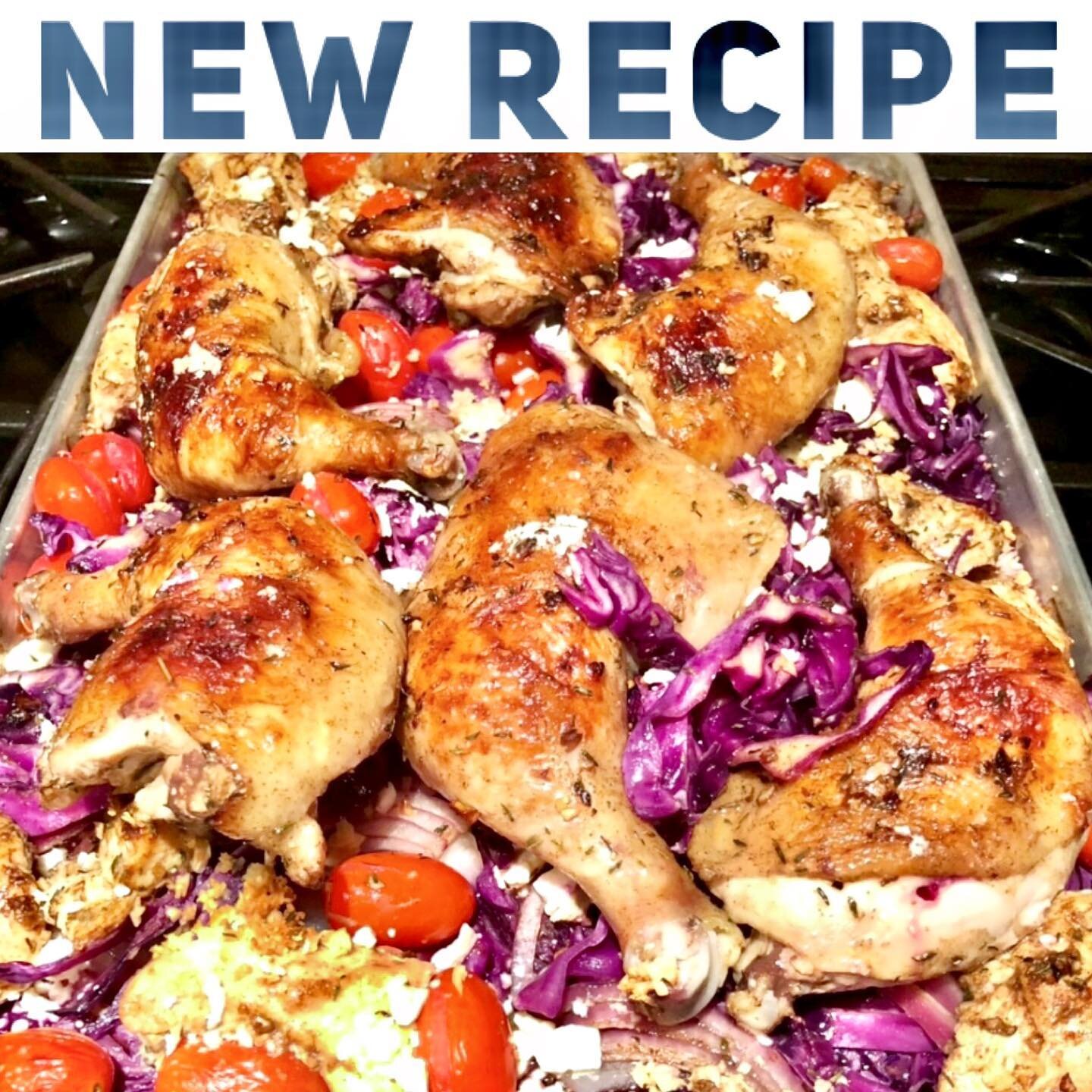 SHE PAN MEDITERRANEAN CHICKEN BAKE🍗
I love making sheet pan meals. They&rsquo;re quick, easy, &amp; can be as limitlessly inspiring as your imagination permits. Plus 1 pan means that your oven does all the work &amp; clean up is a breeze!
.
So let&r