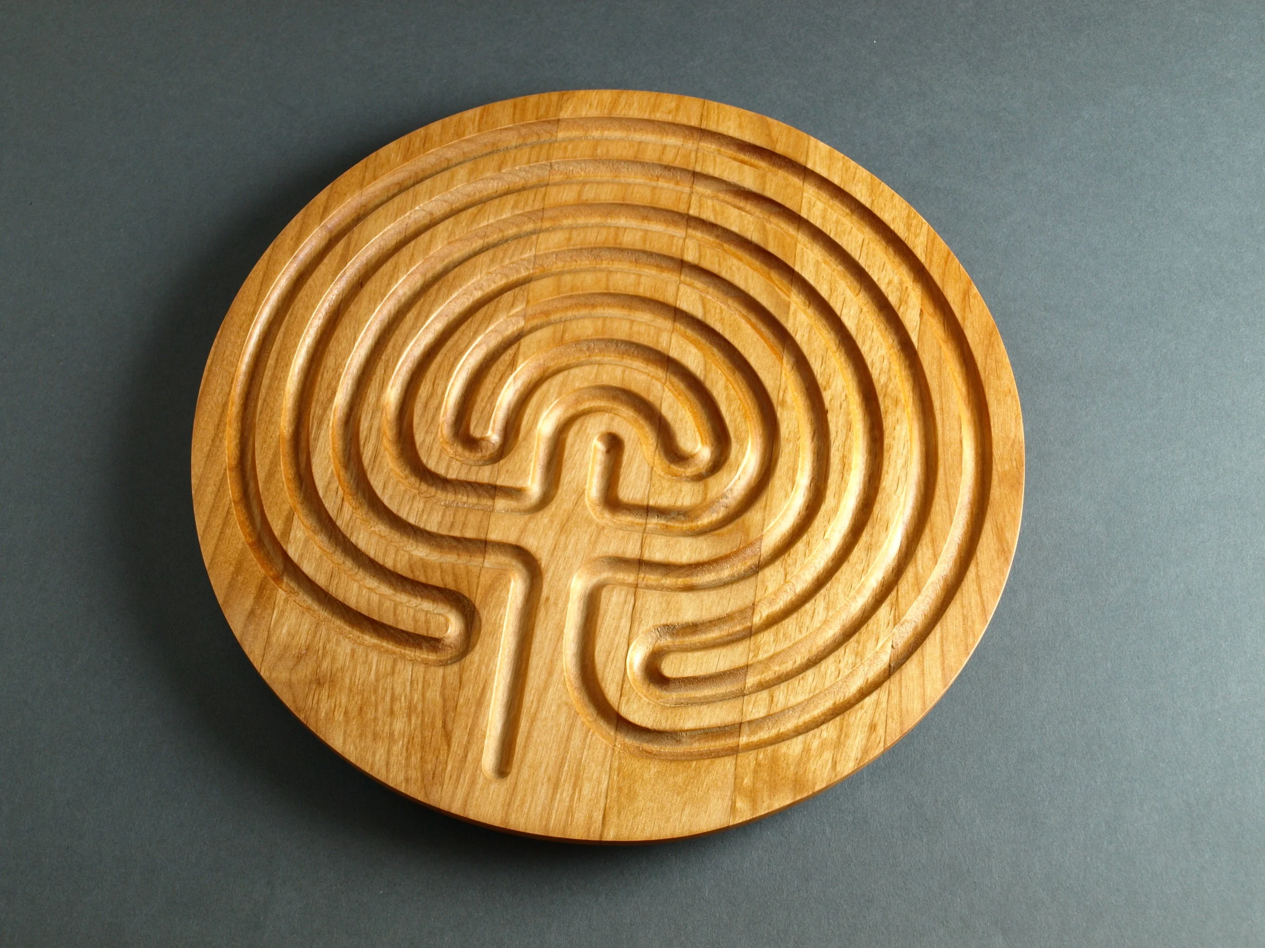 Medieval Cathedral Maze Game Ceramic Circular Chartres Finger Labyrinth ...