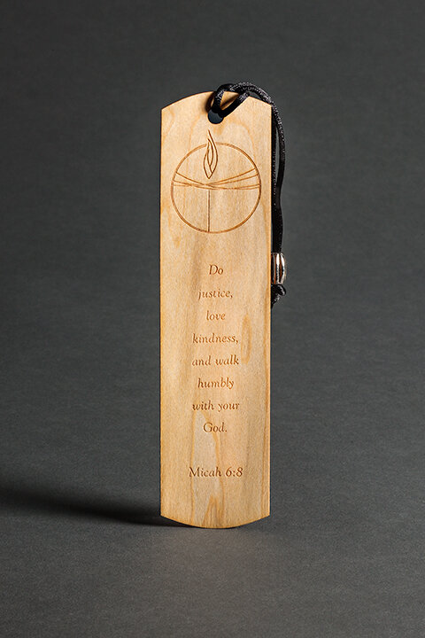 Wood Veneer Bookmark, Micah 6:8 — Watson Studios: Brian Watson, Sculptor,  Carver, Turner, Designer