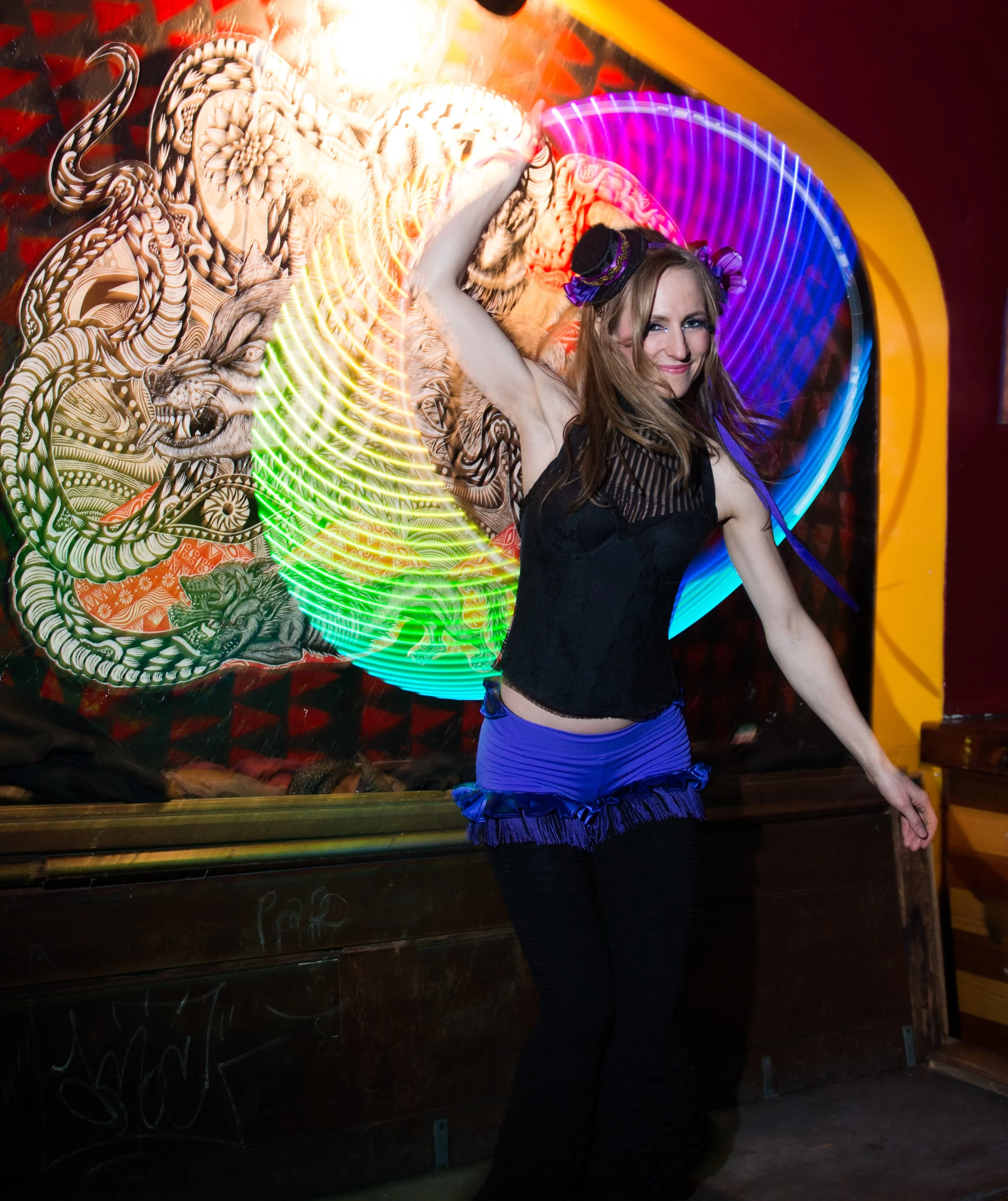 LED Hoop Performance