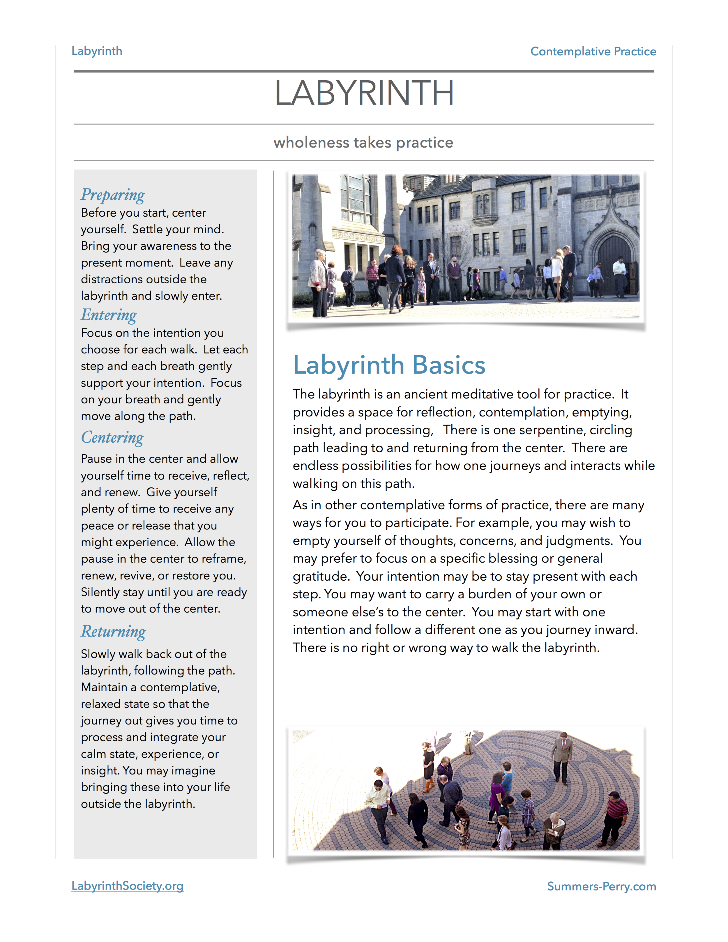 Labyrinth Basics