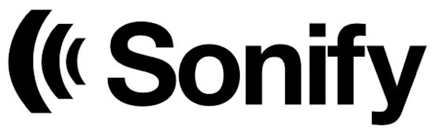 Sonify logo and website link