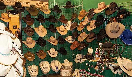 Stop for a hat after you've got your boots picked out.