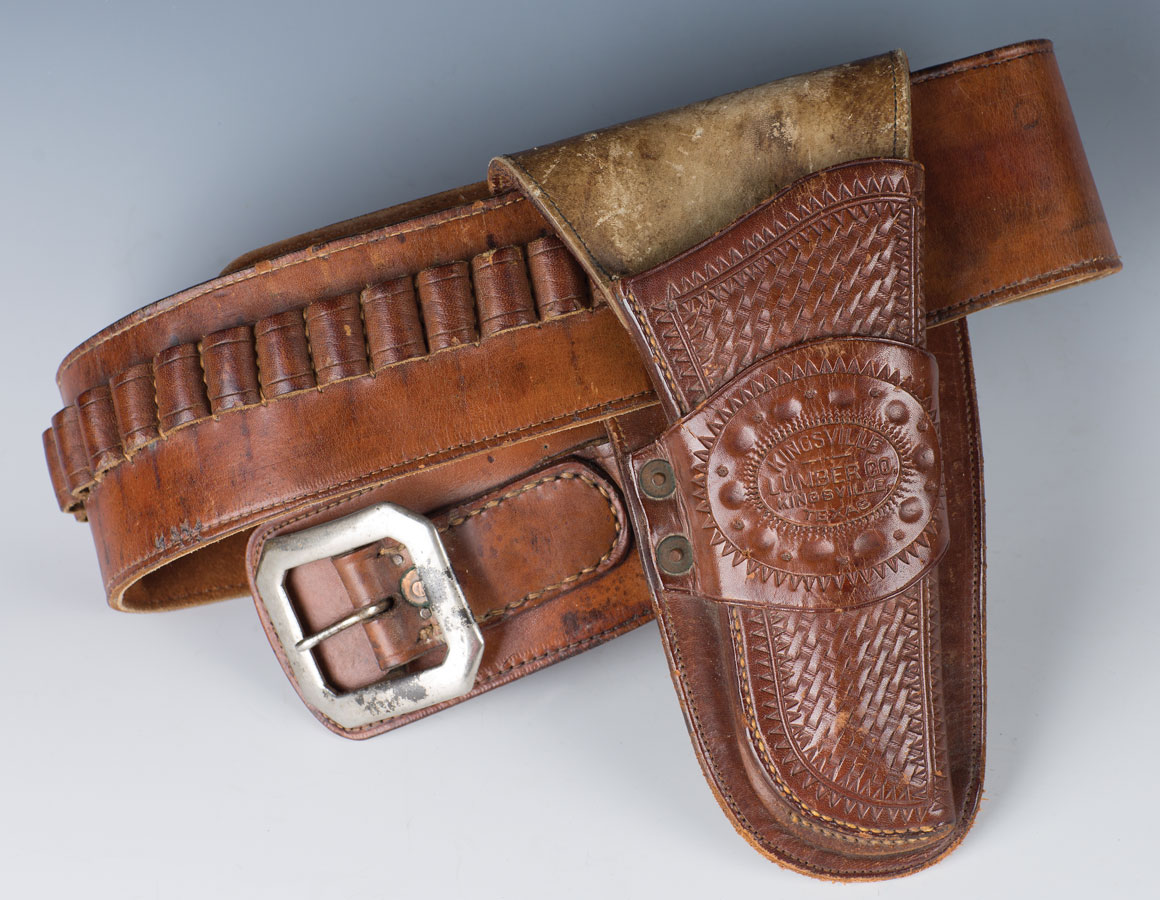 Lot 349 - Kingsville Lumber Co. Holster with Belt Sold $3,835