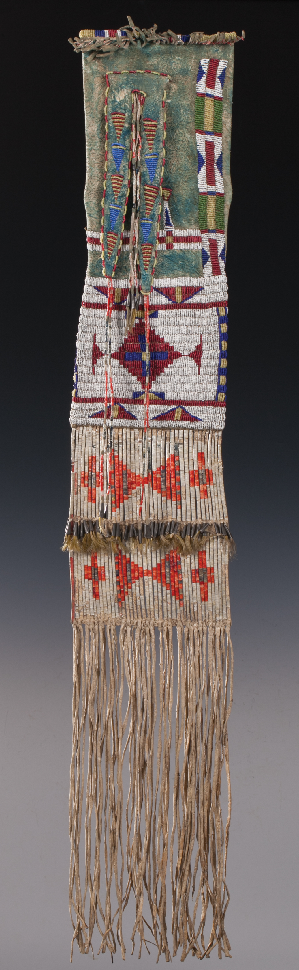 Lot 221: Plains / Sioux Pipe Bag. Brian Lebel's Mesa Auction - January 21, 2017 Sold $7,080